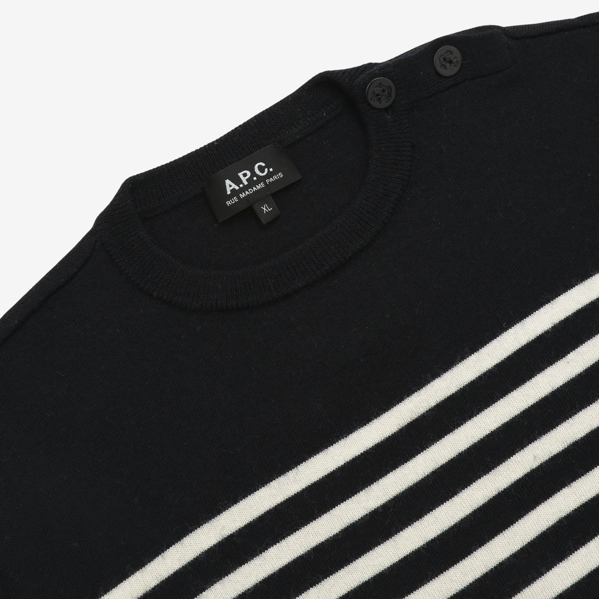 Apc hot sale striped sweater