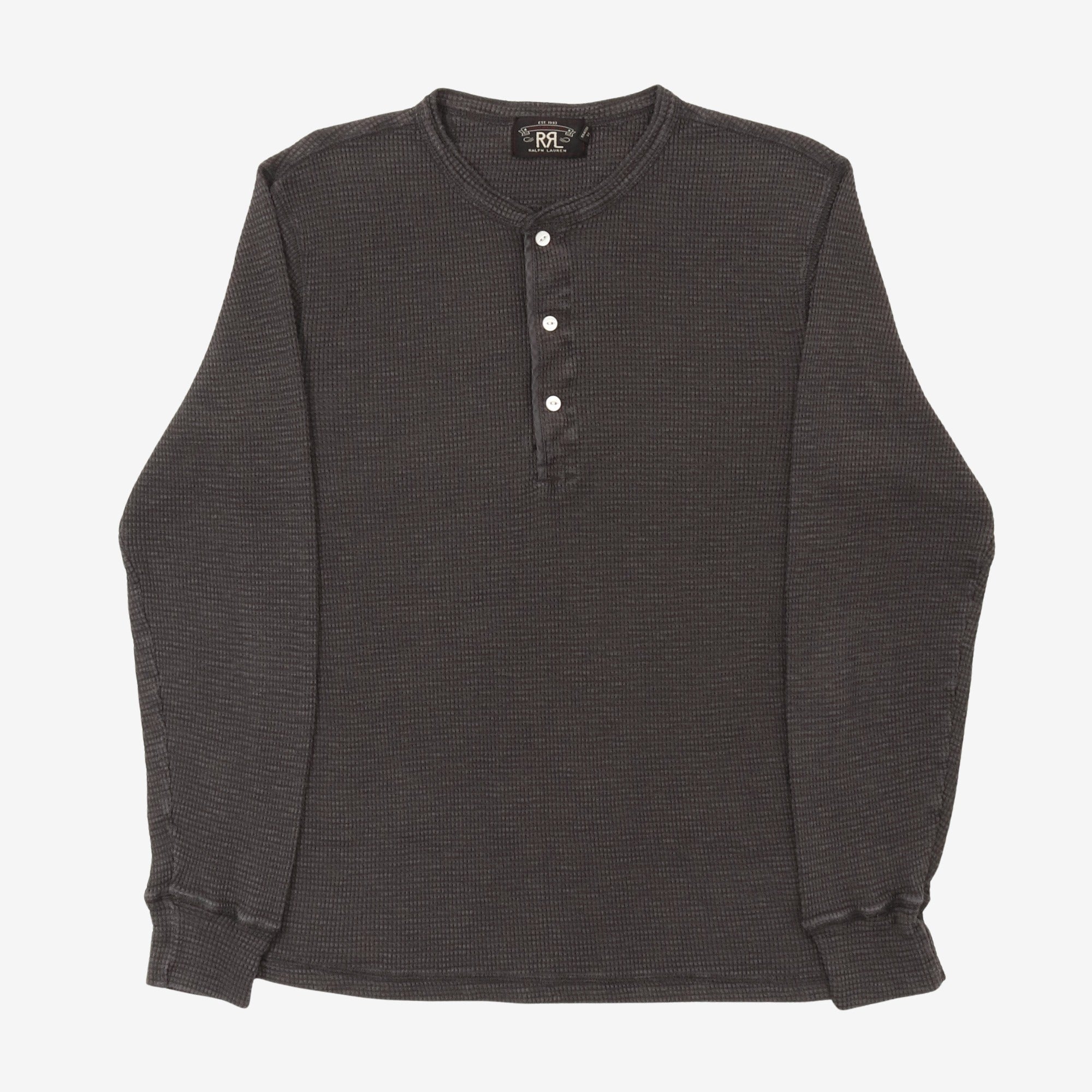 Rrl waffle cheap knit henley