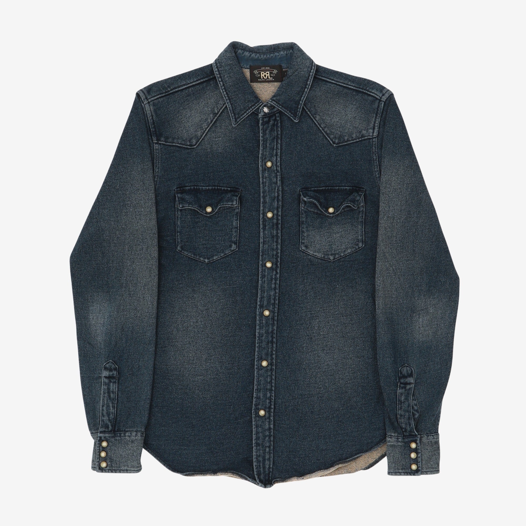 Double rl hot sale denim shirt