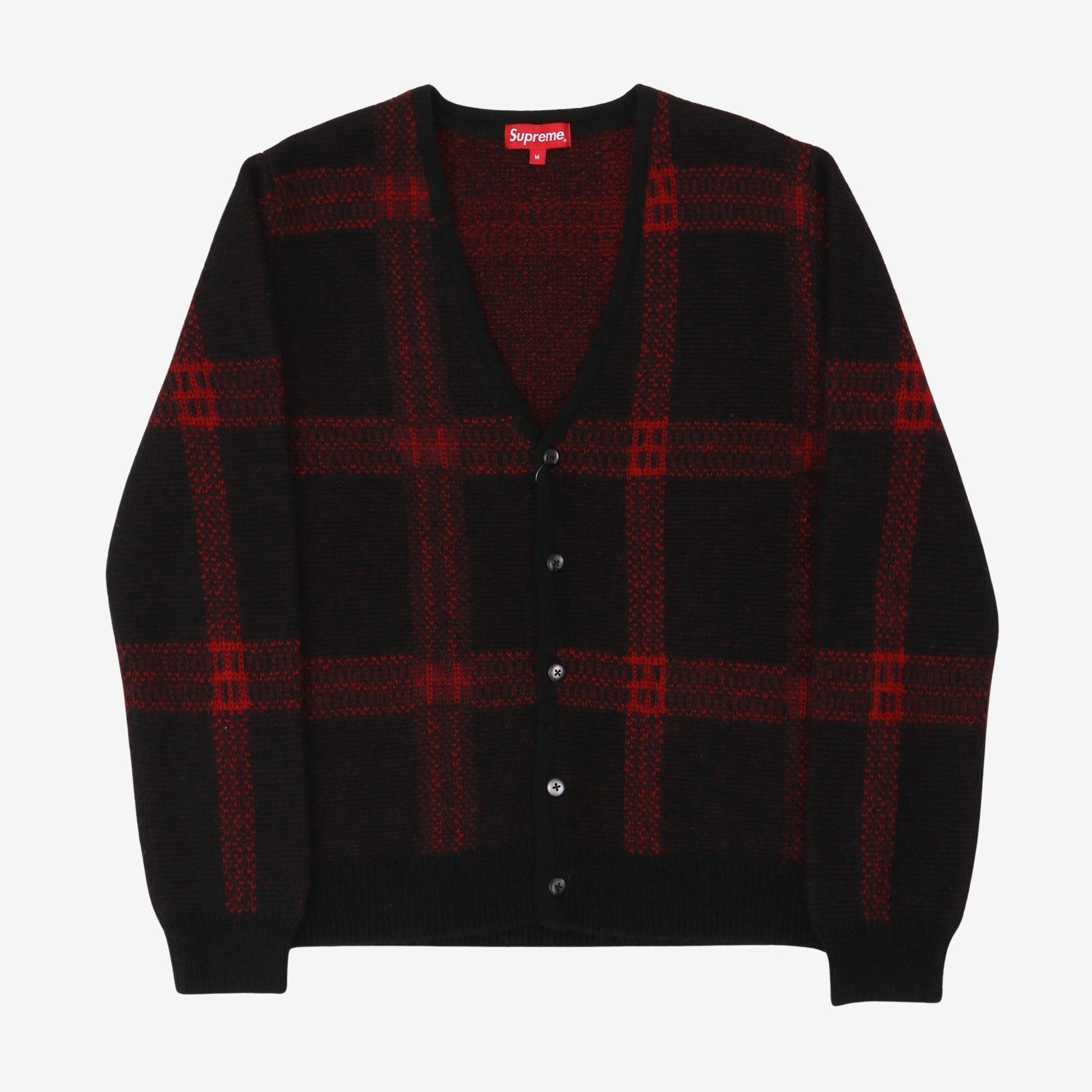 Supreme Plaid Mohair Cardigan - カーディガン