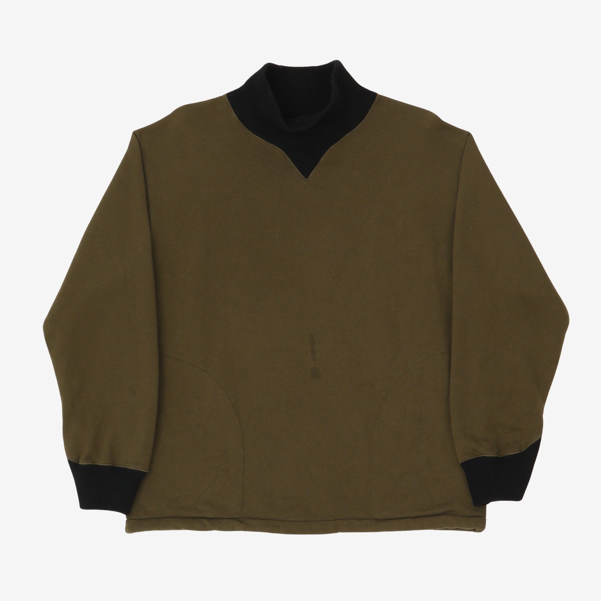 Mock neck vintage sweatshirt sale