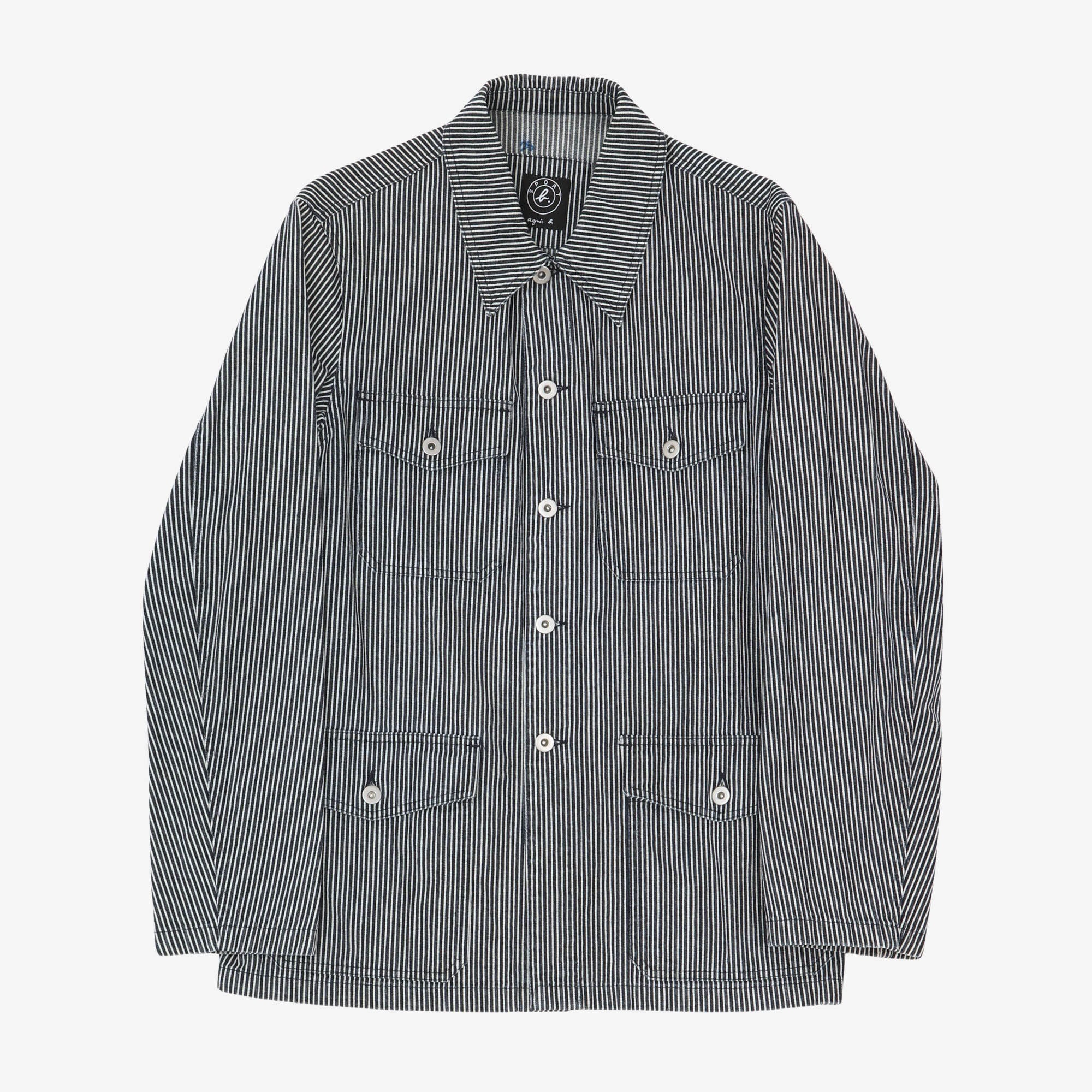 Striped on sale chore jacket