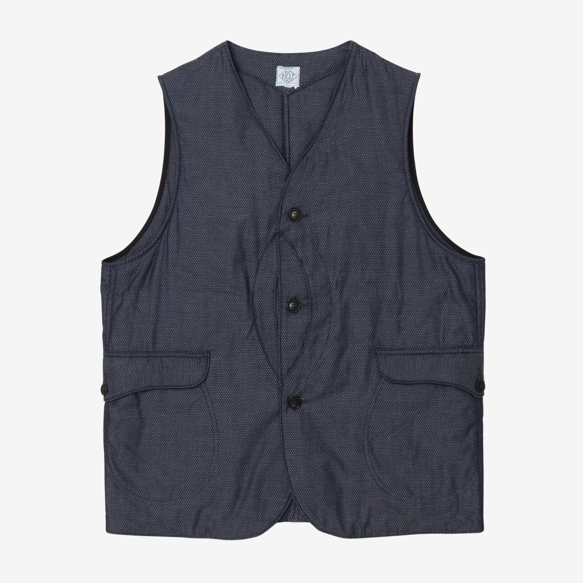 Post Overalls Padded Dotted Vest – Marrkt