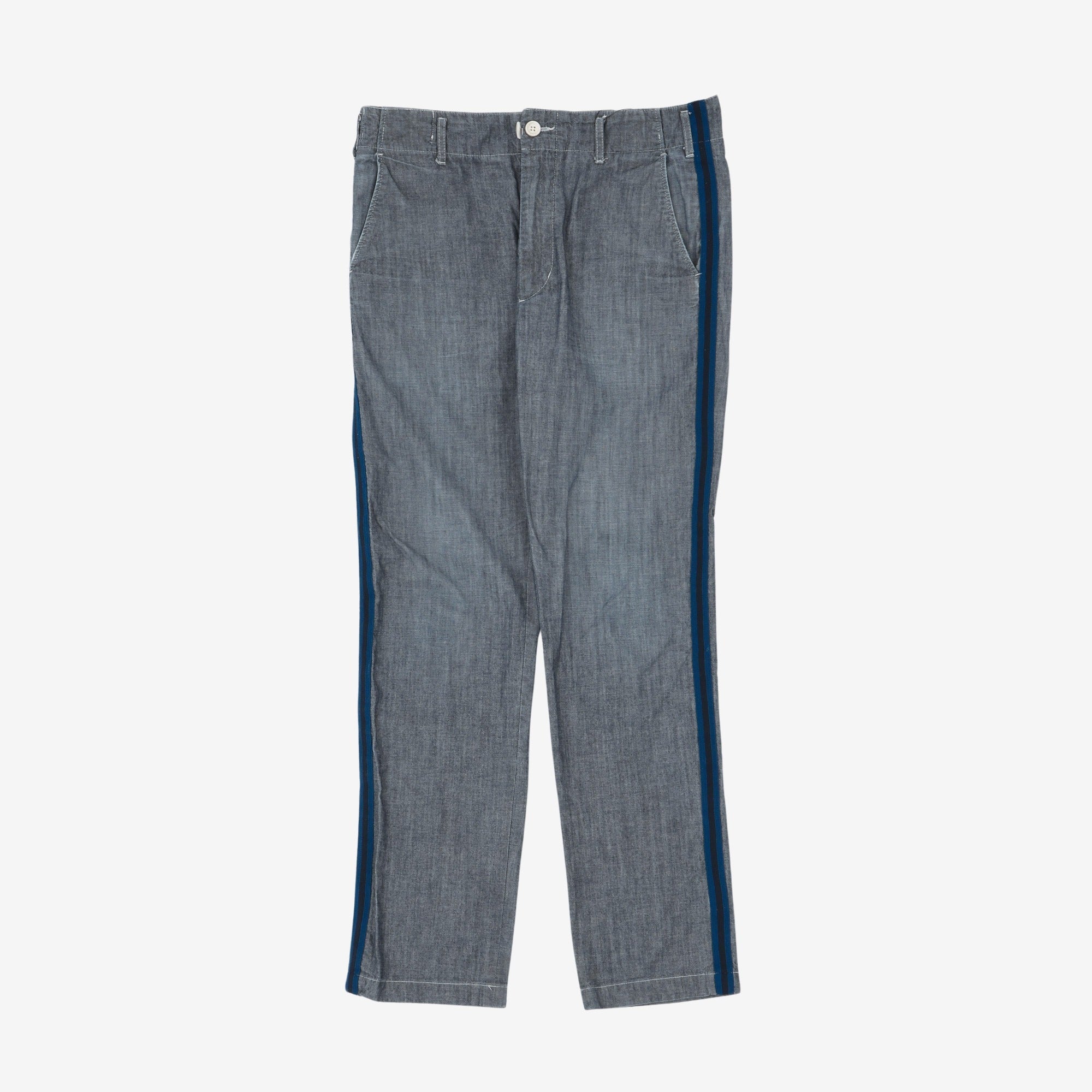 Side stripe sale chinos