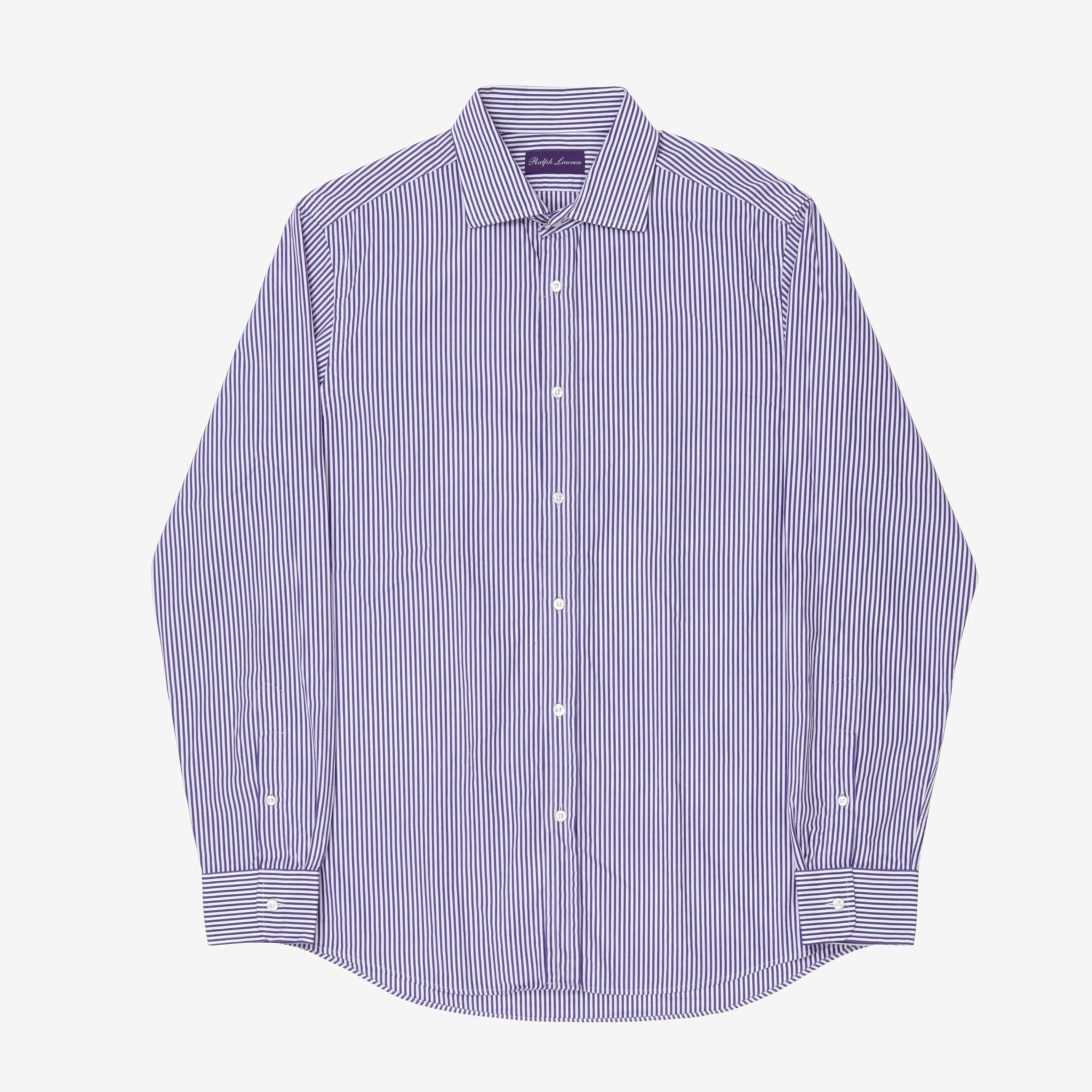 Purple Label Dress Striped Shirt