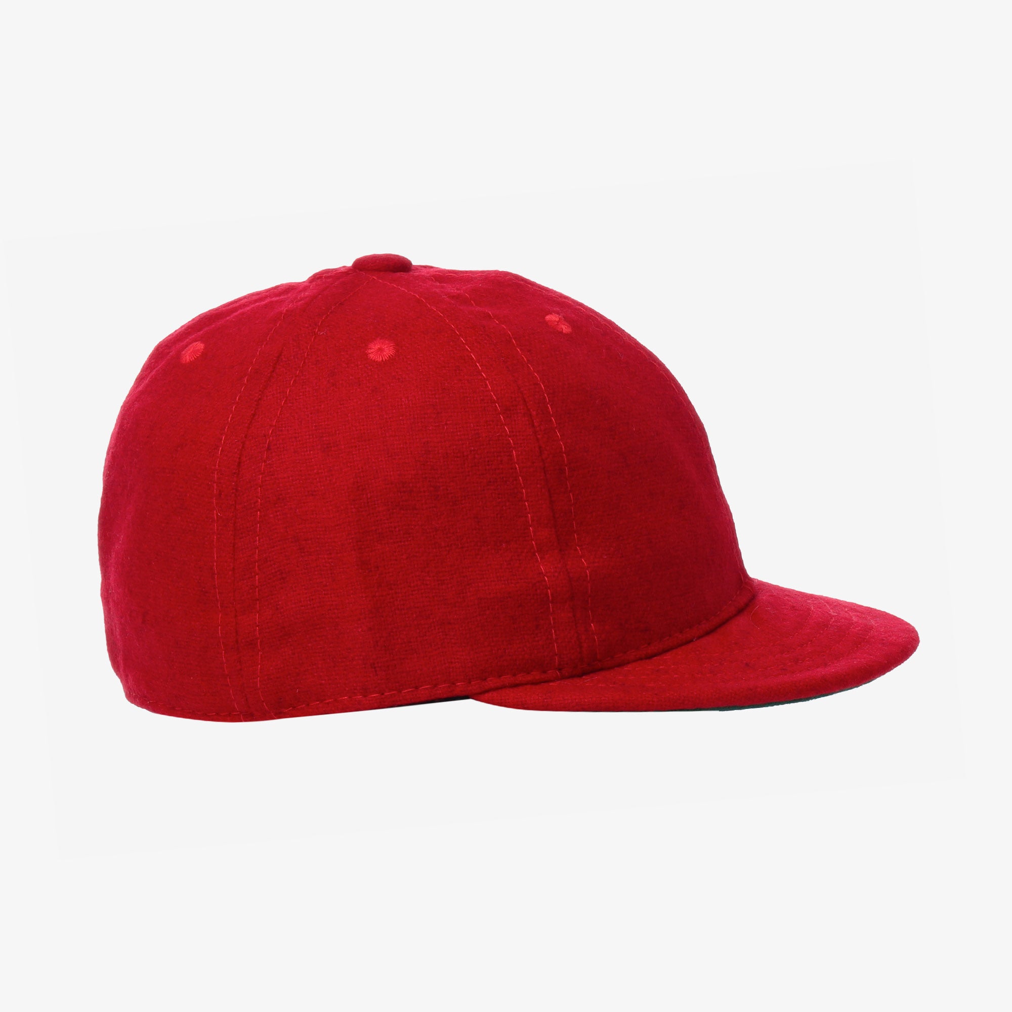 Plain red baseball cap on sale