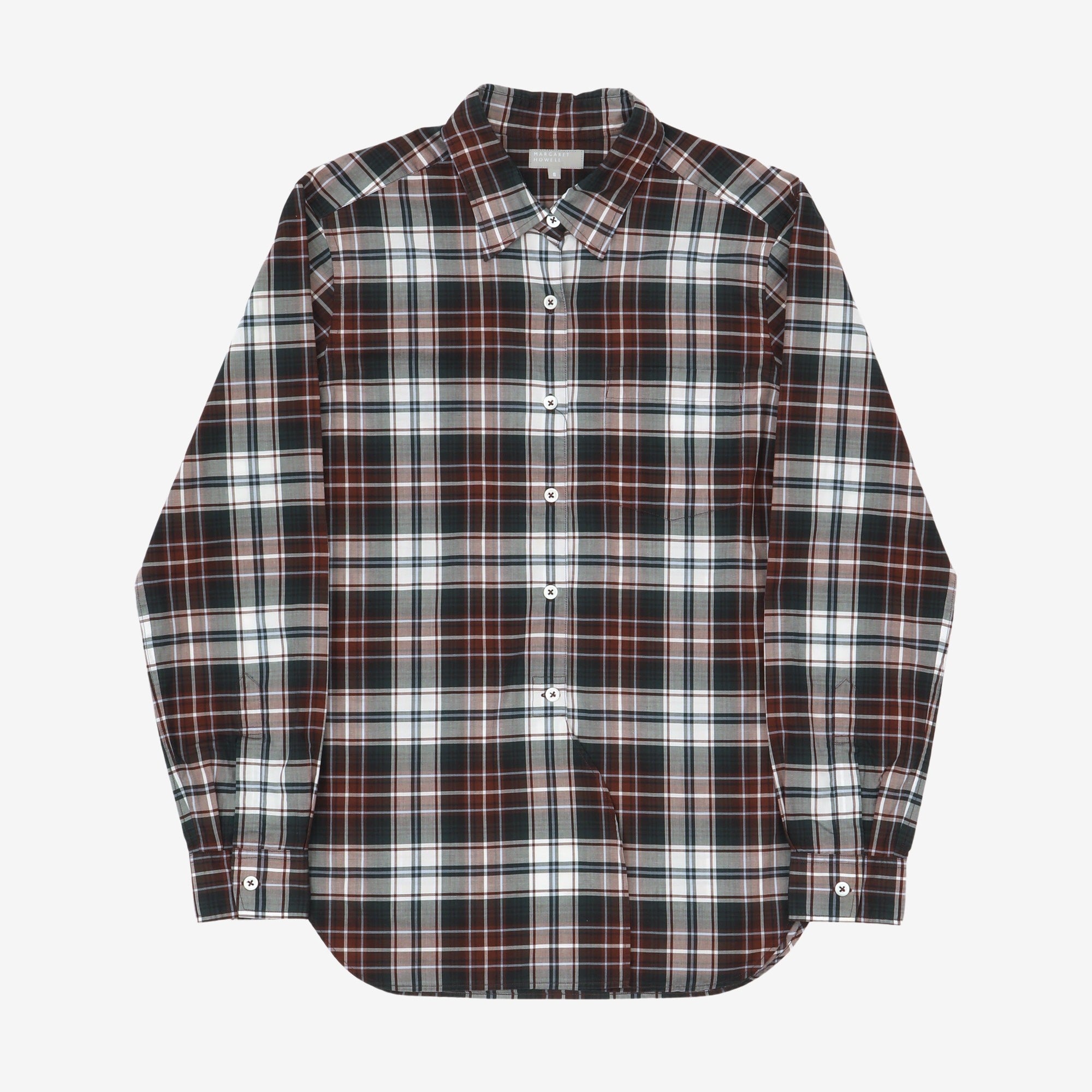 Margaret Howell Plaid Cotton Shirt – Marrkt