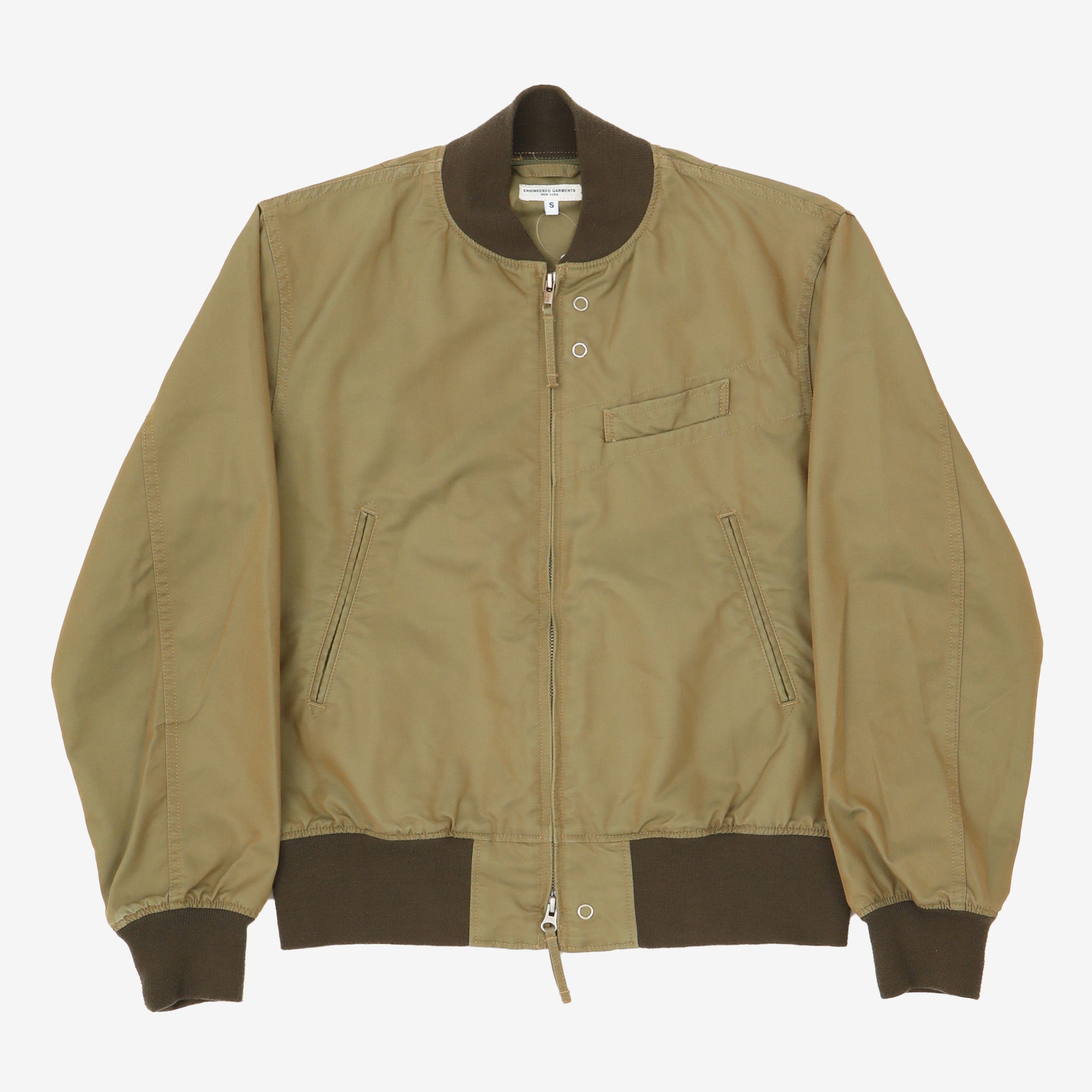 Engineered shop garments bomber