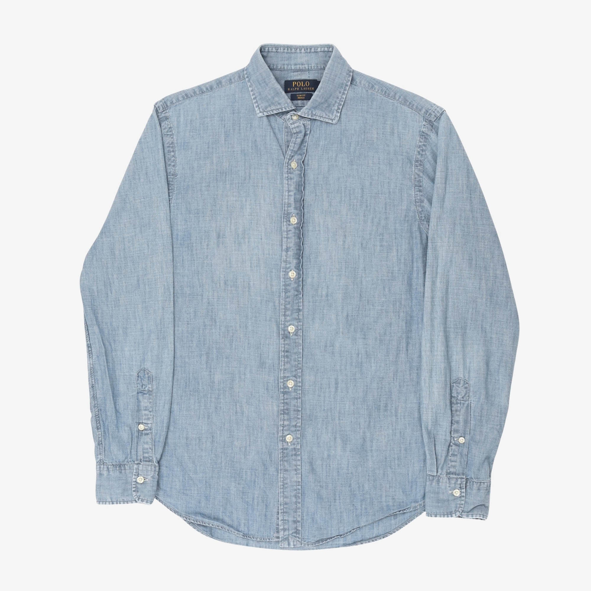 Polo ralph lauren slim fit chambray shirt online