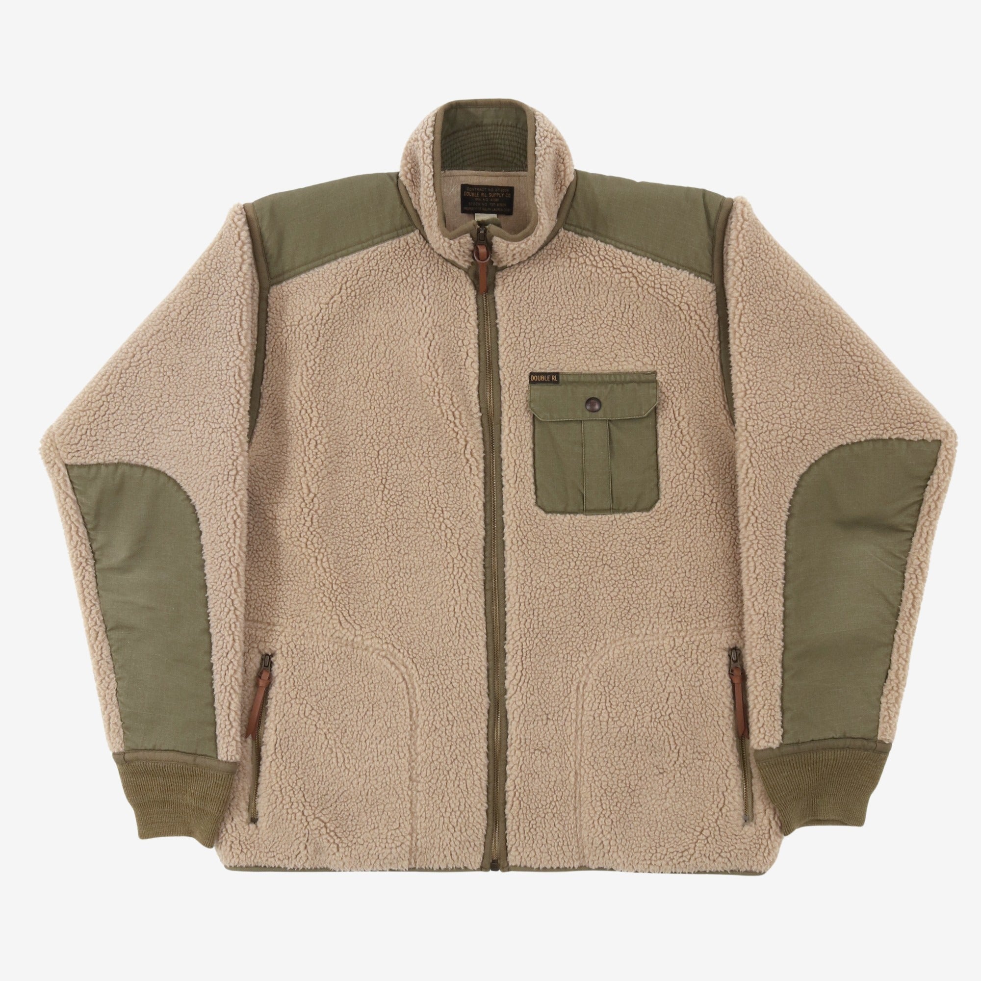 Ripstop Panelled Fleece Jacket