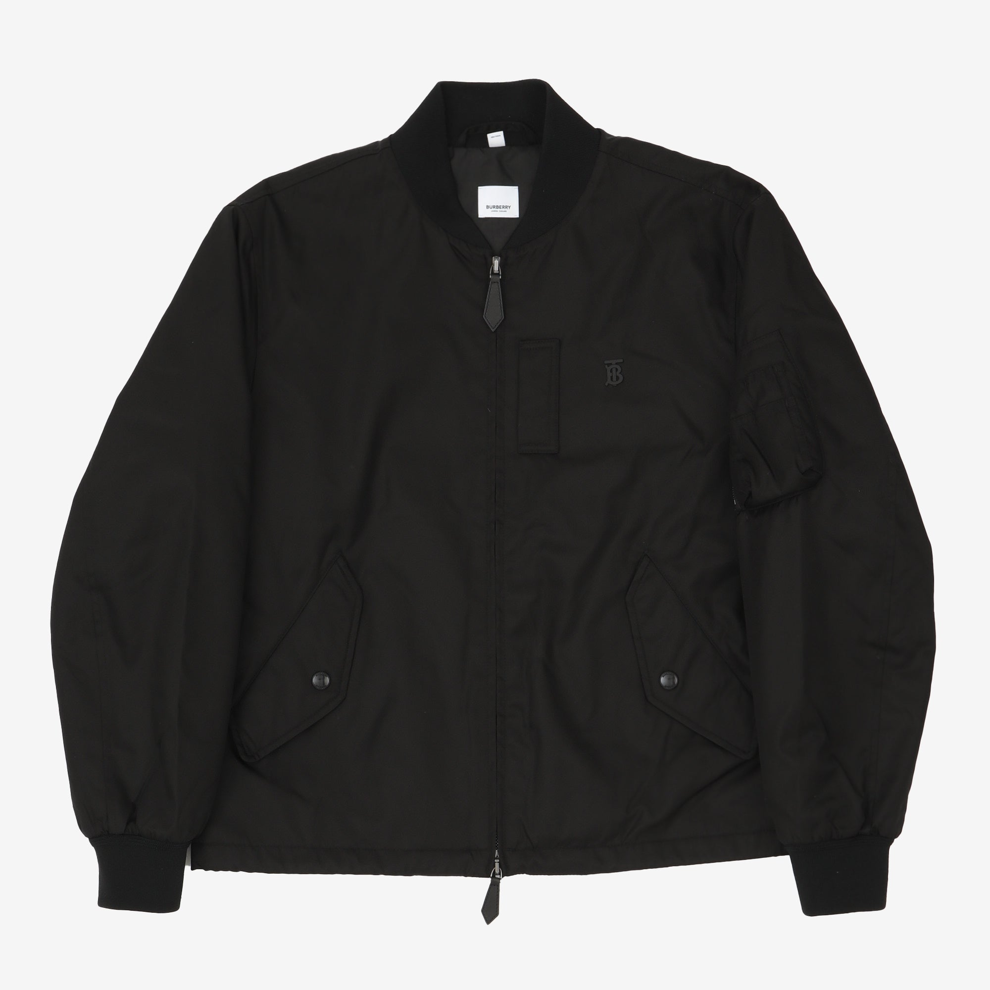 Burberry nylon hotsell bomber jacket