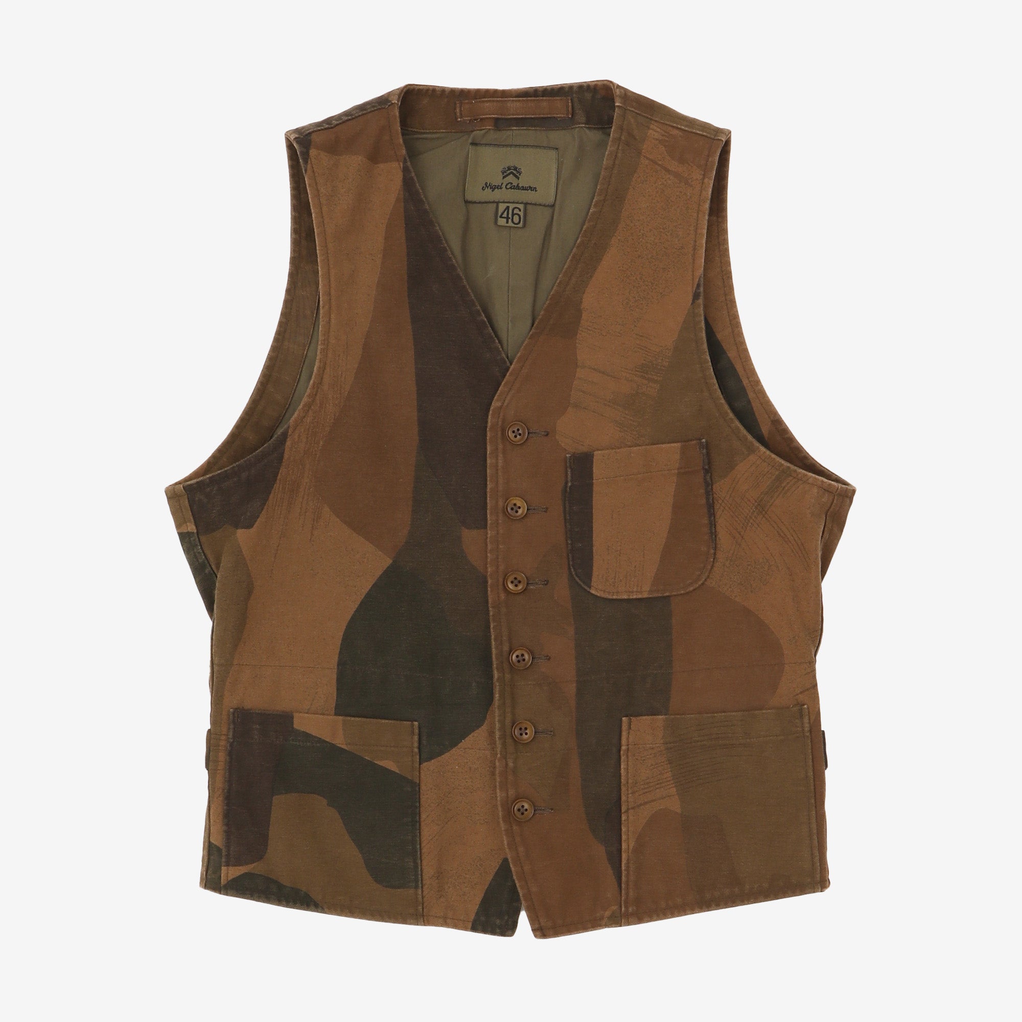 NIGEL CABOURN 10AW Down Waistcoat - www.stedile.com.br