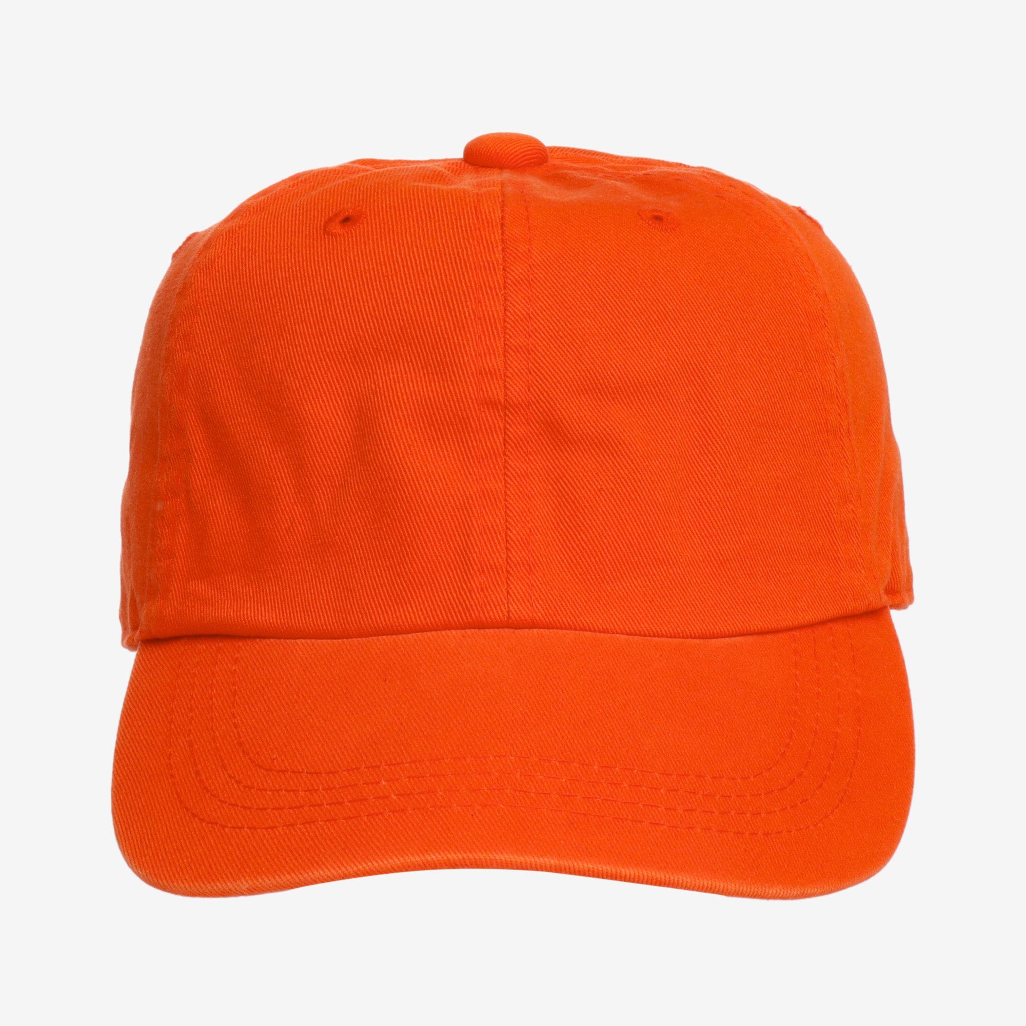 Plain orange baseball cap on sale