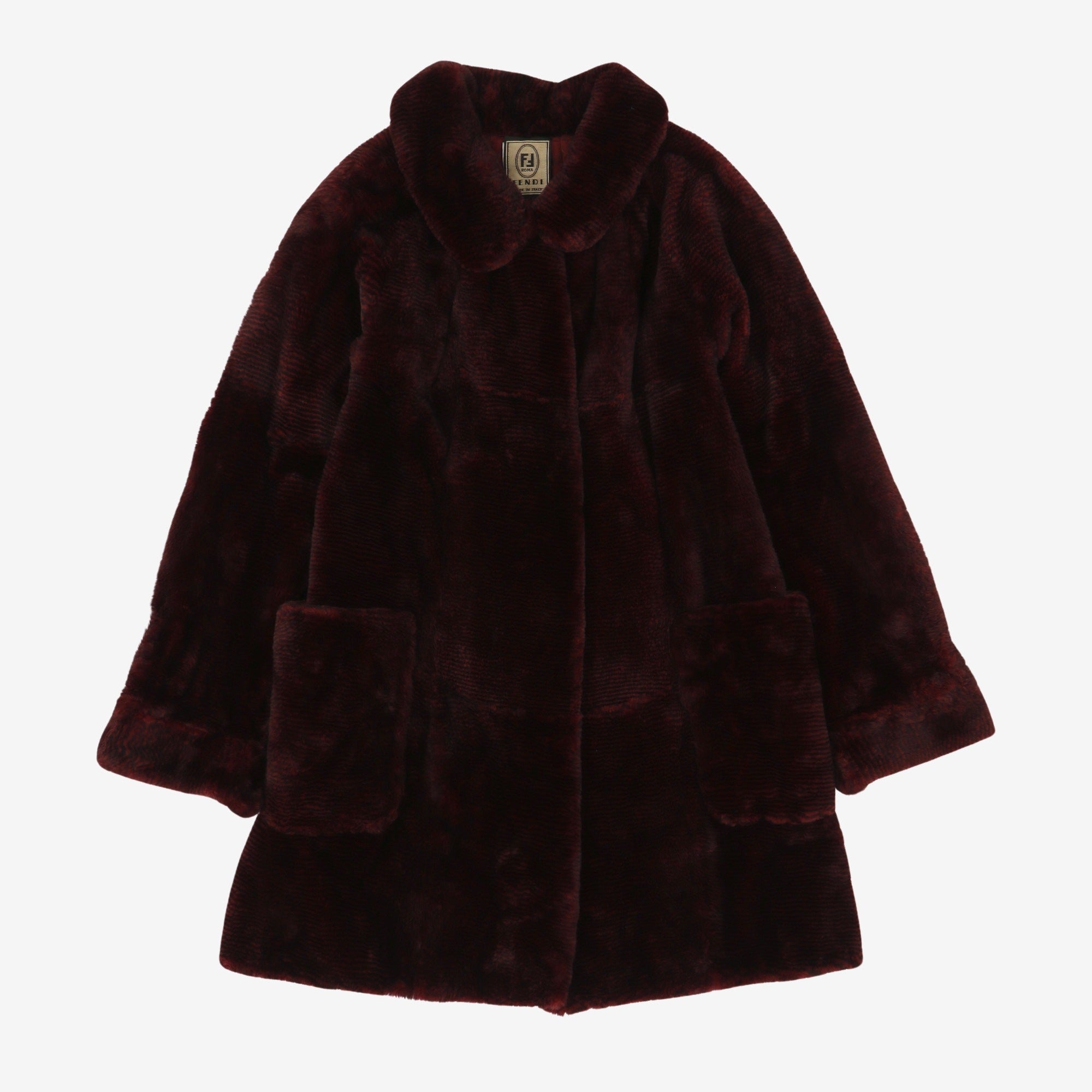 Fendi coat with clearance fur