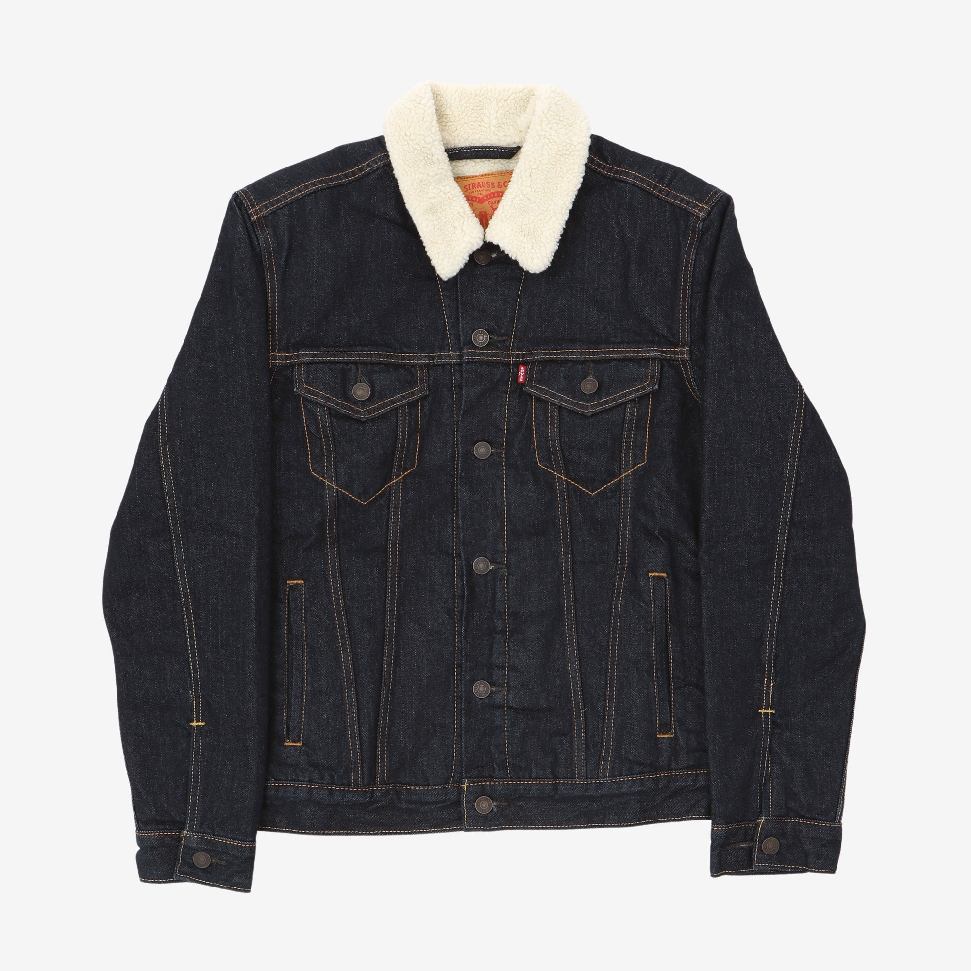 Levis borg lined denim on sale jacket