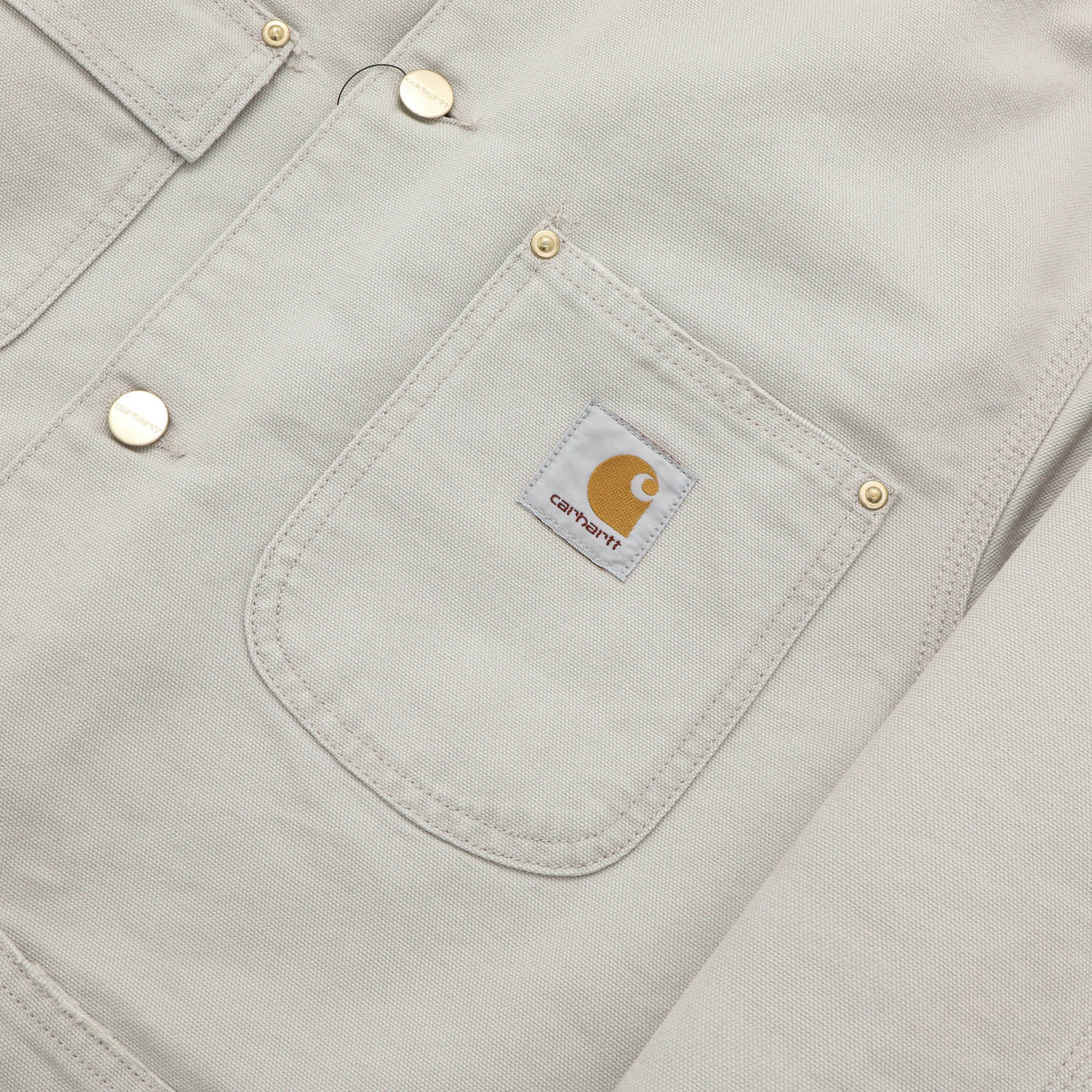 Carhartt wip michigan chore outlet coat in oats rigid