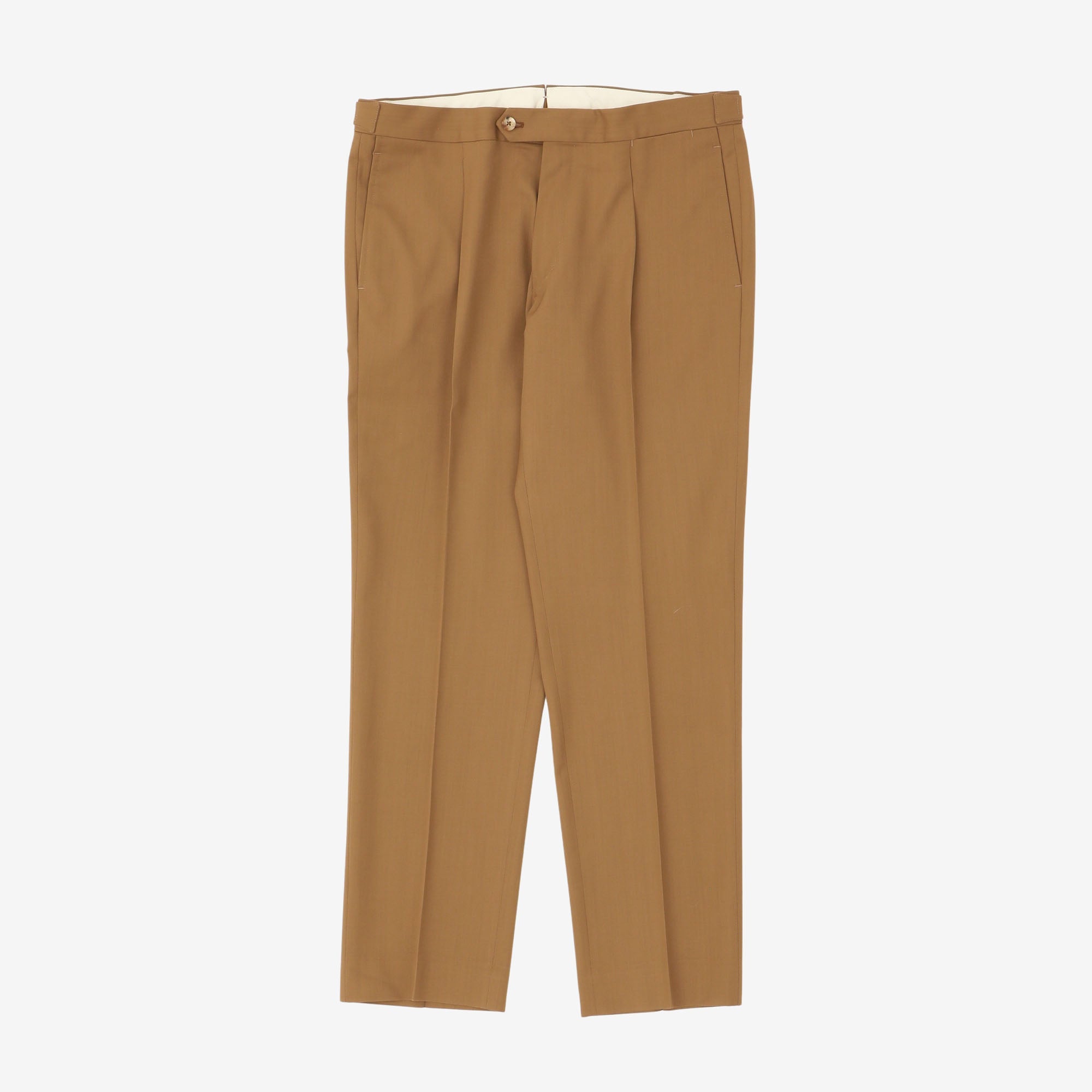 Caruso Wool Trousers Marrkt