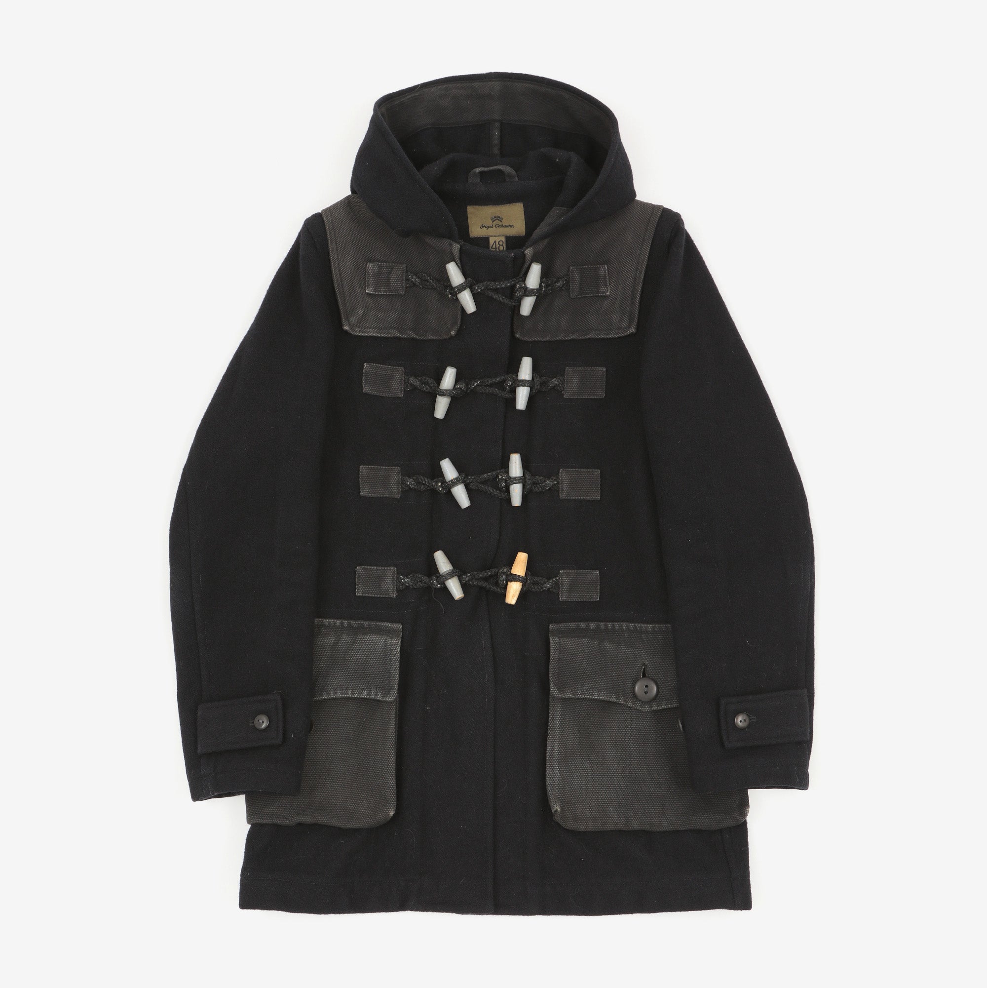 Nigel Cabourn Mix Fabric Duffle Coat – Marrkt