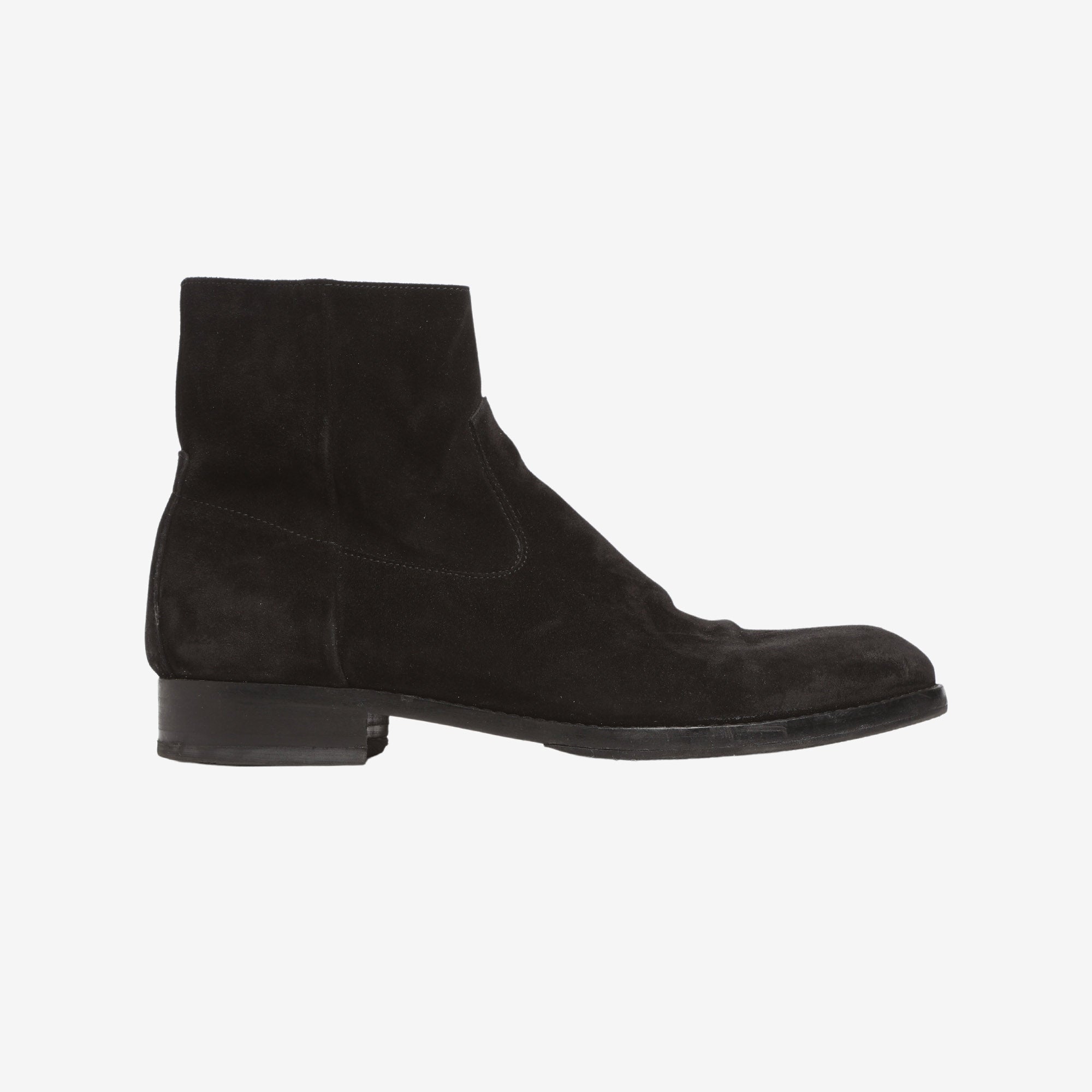 Suede Zip Up Boots