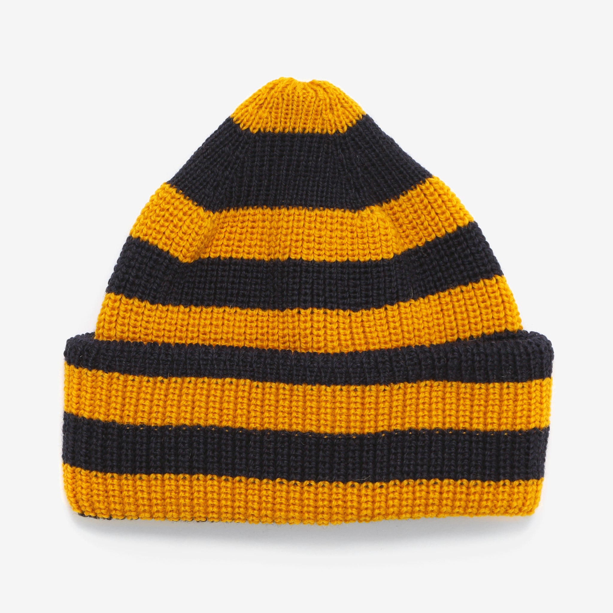 Merino Service Watchcap - Navy/Yellow