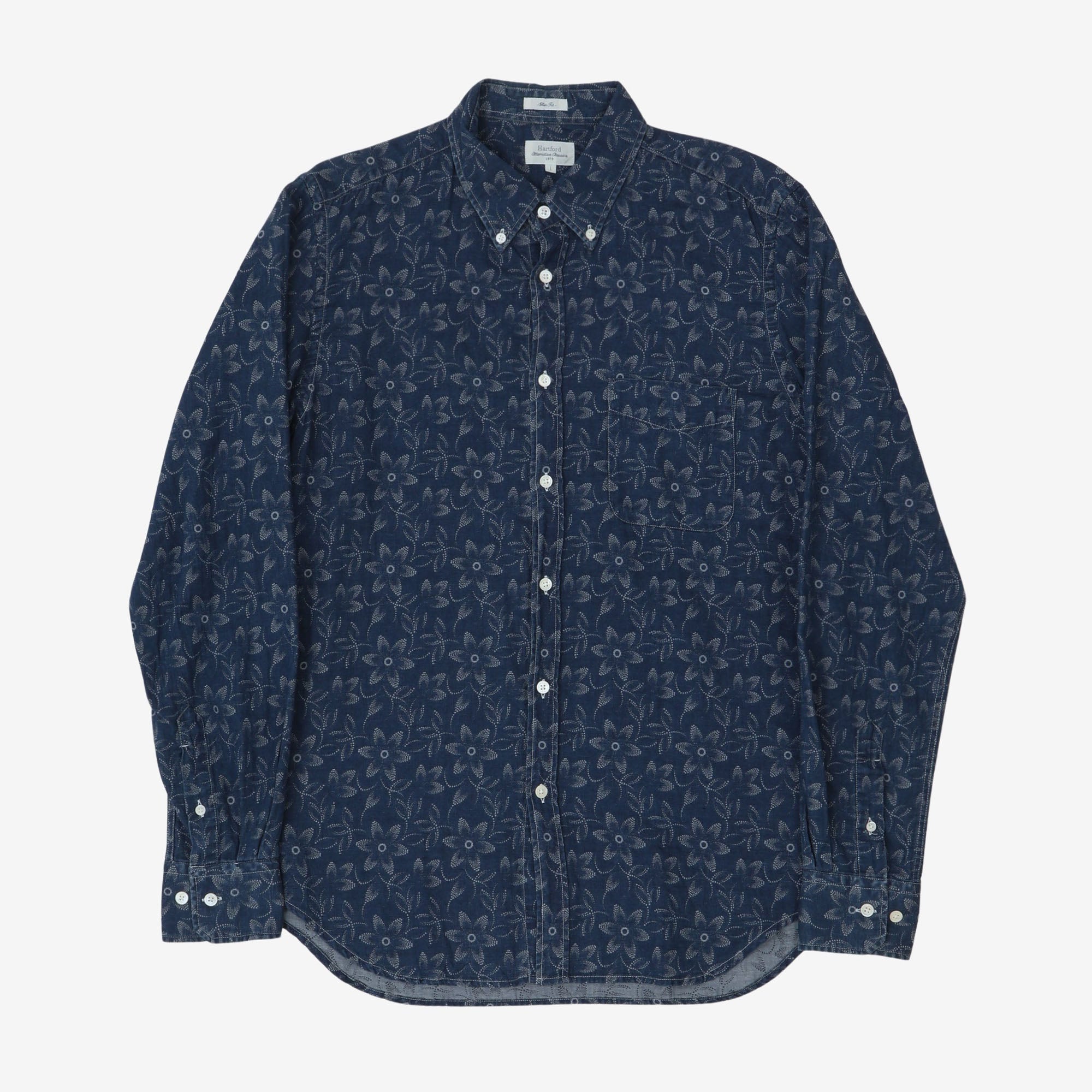 Flower BD Shirt