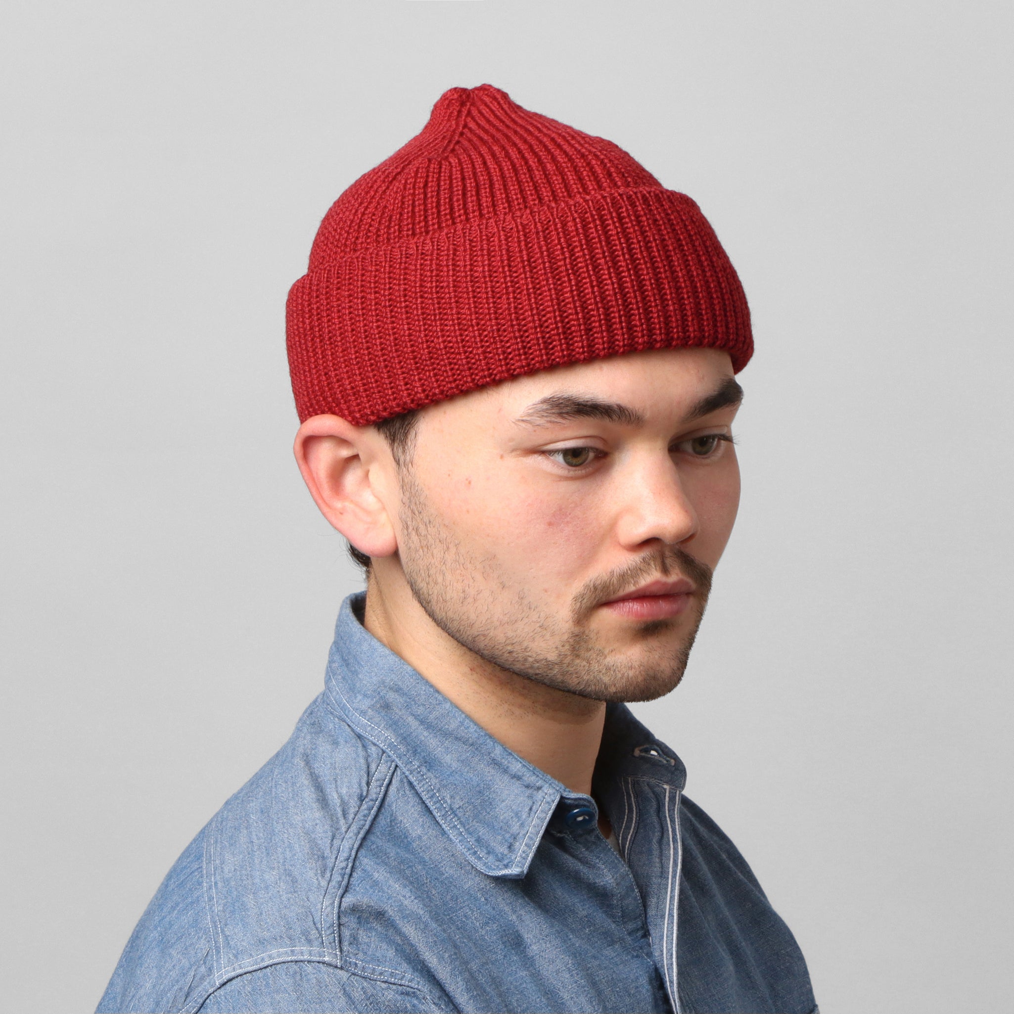 Merino Service Watchcap - Cherry