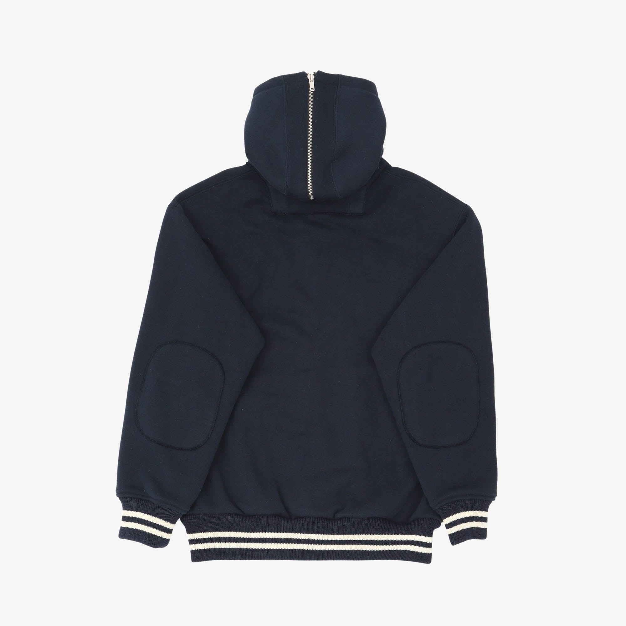 Snap Button Hooded Sweatshirt