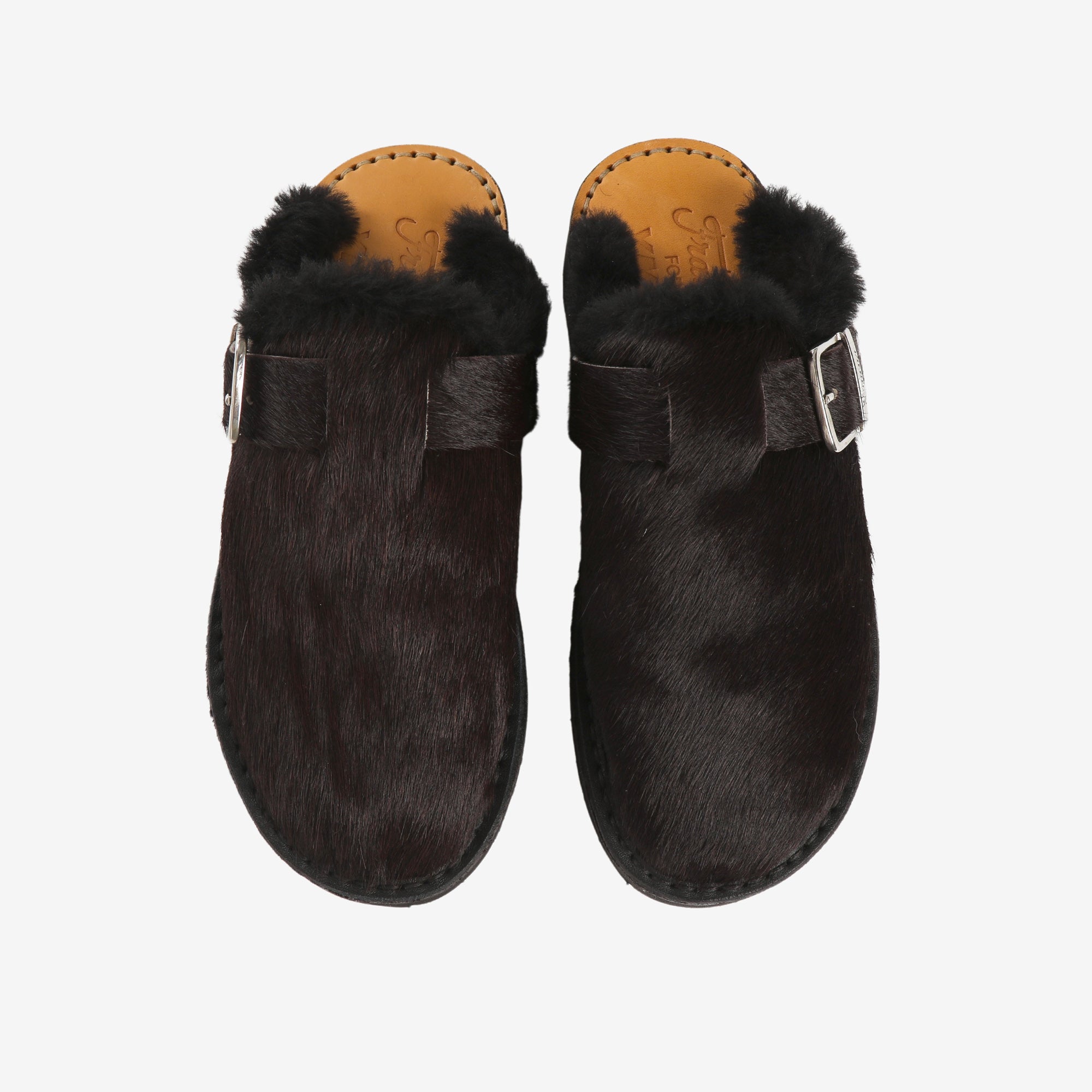 Women's YMC Ponyhair Winter Mules