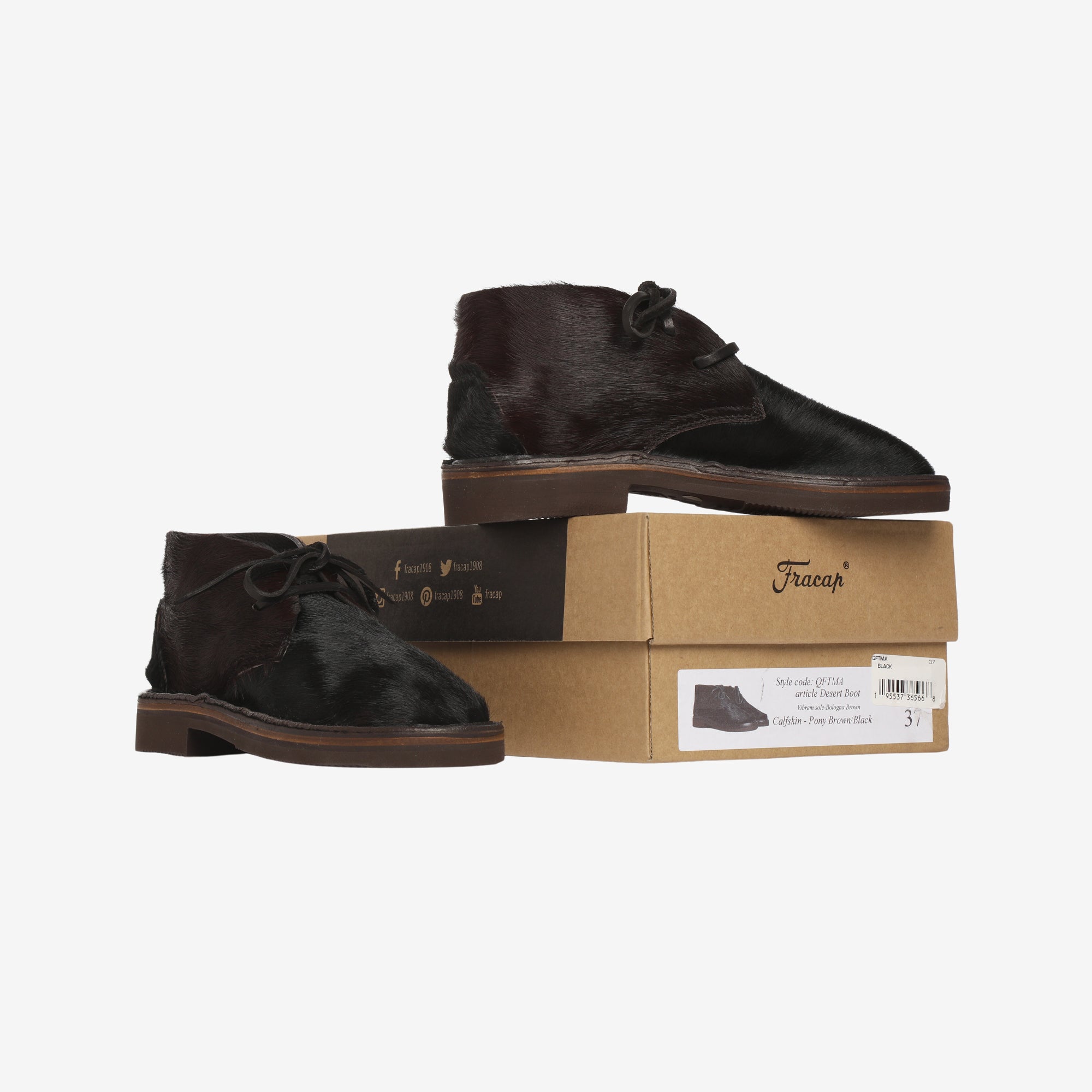 Women's YMC Ponyhair Desert Boots