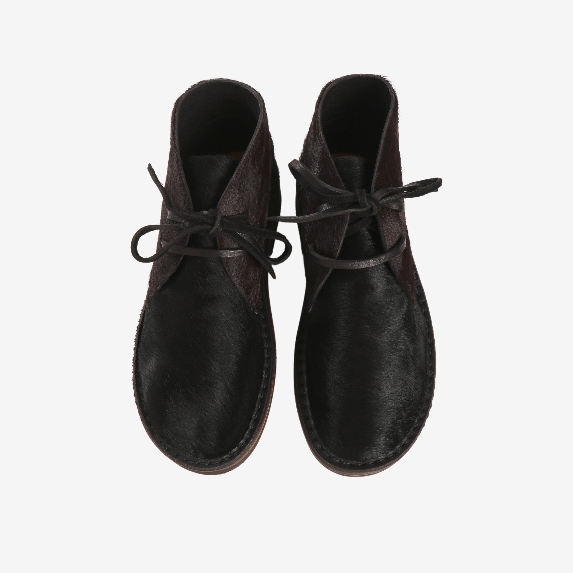 Women's YMC Ponyhair Desert Boots