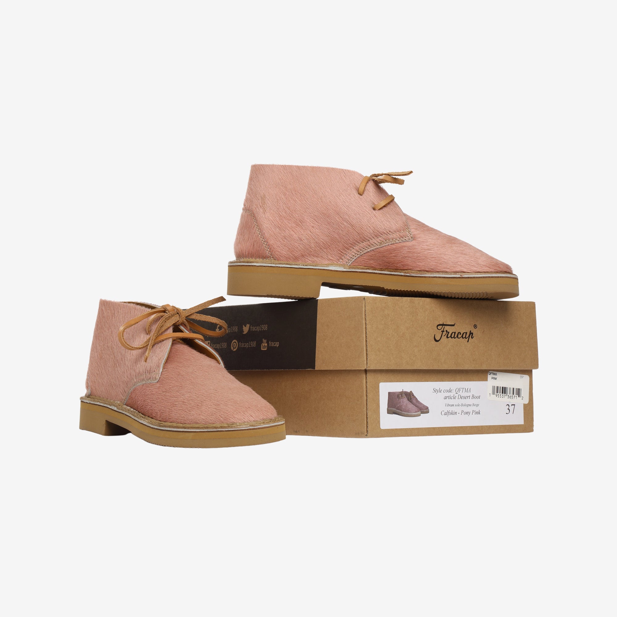 Women's YMC Ponyhair Desert Boots