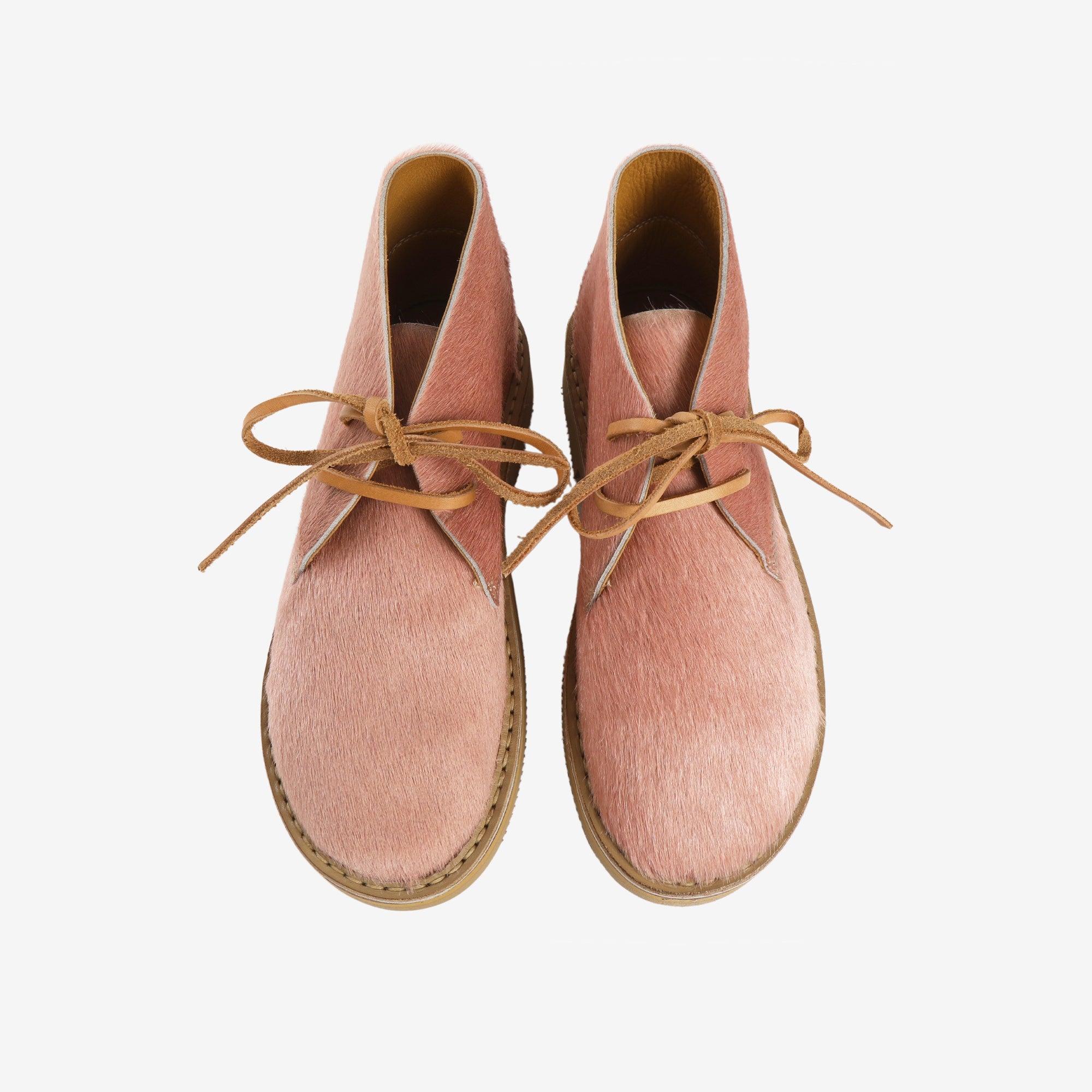 Women's YMC Ponyhair Desert Boots