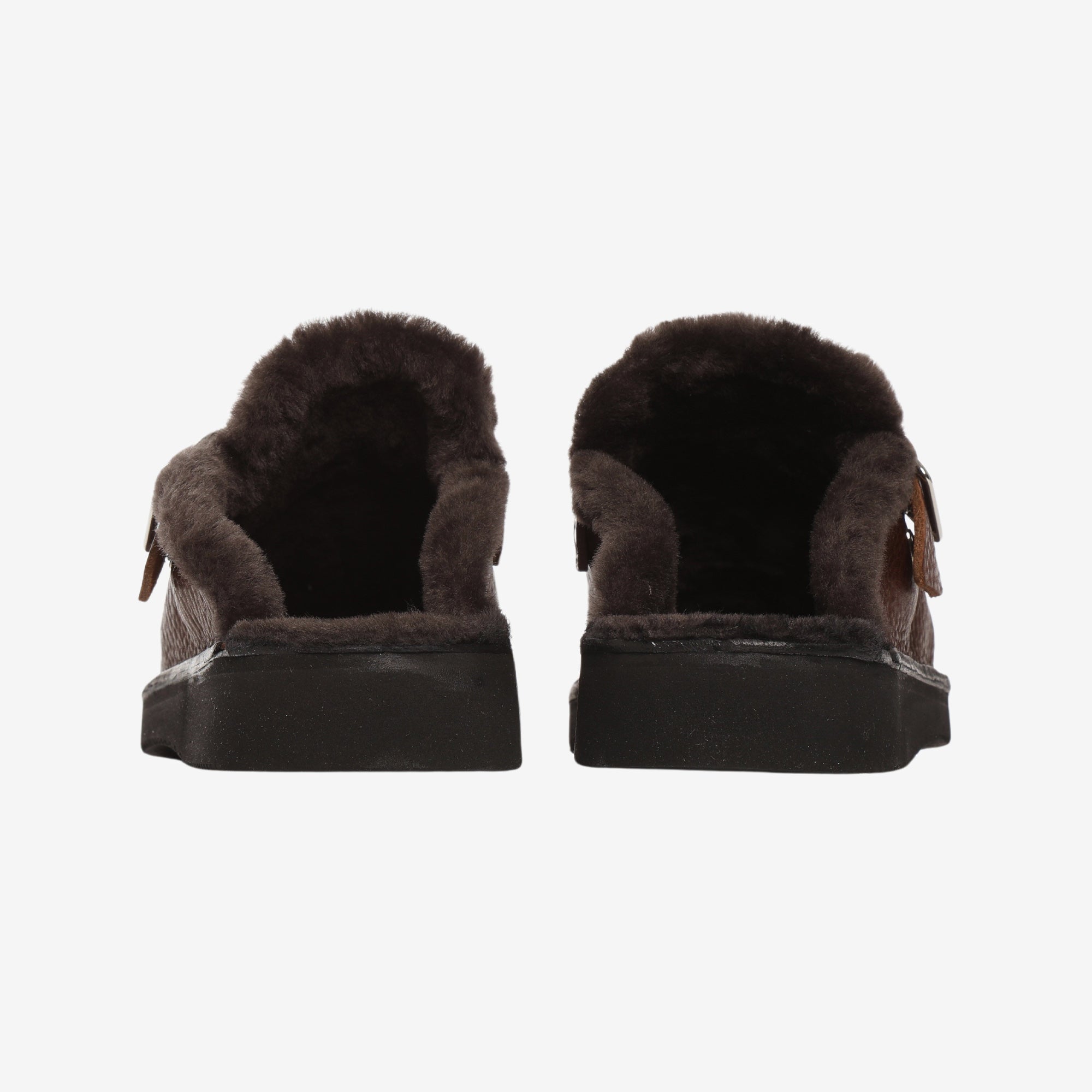 Women's YMC Calfskin Winter Sabot Mules