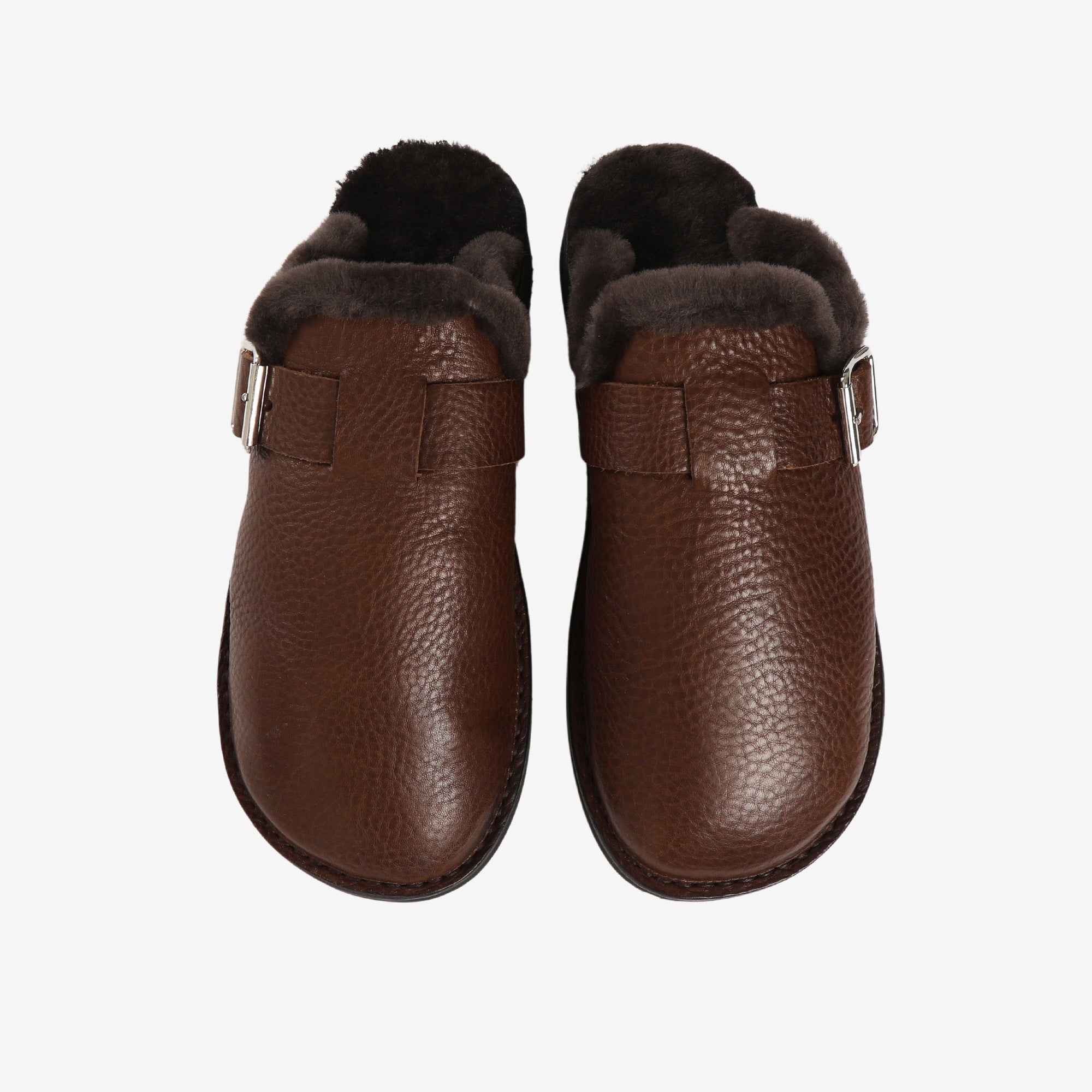 Women's YMC Calfskin Winter Sabot Mules