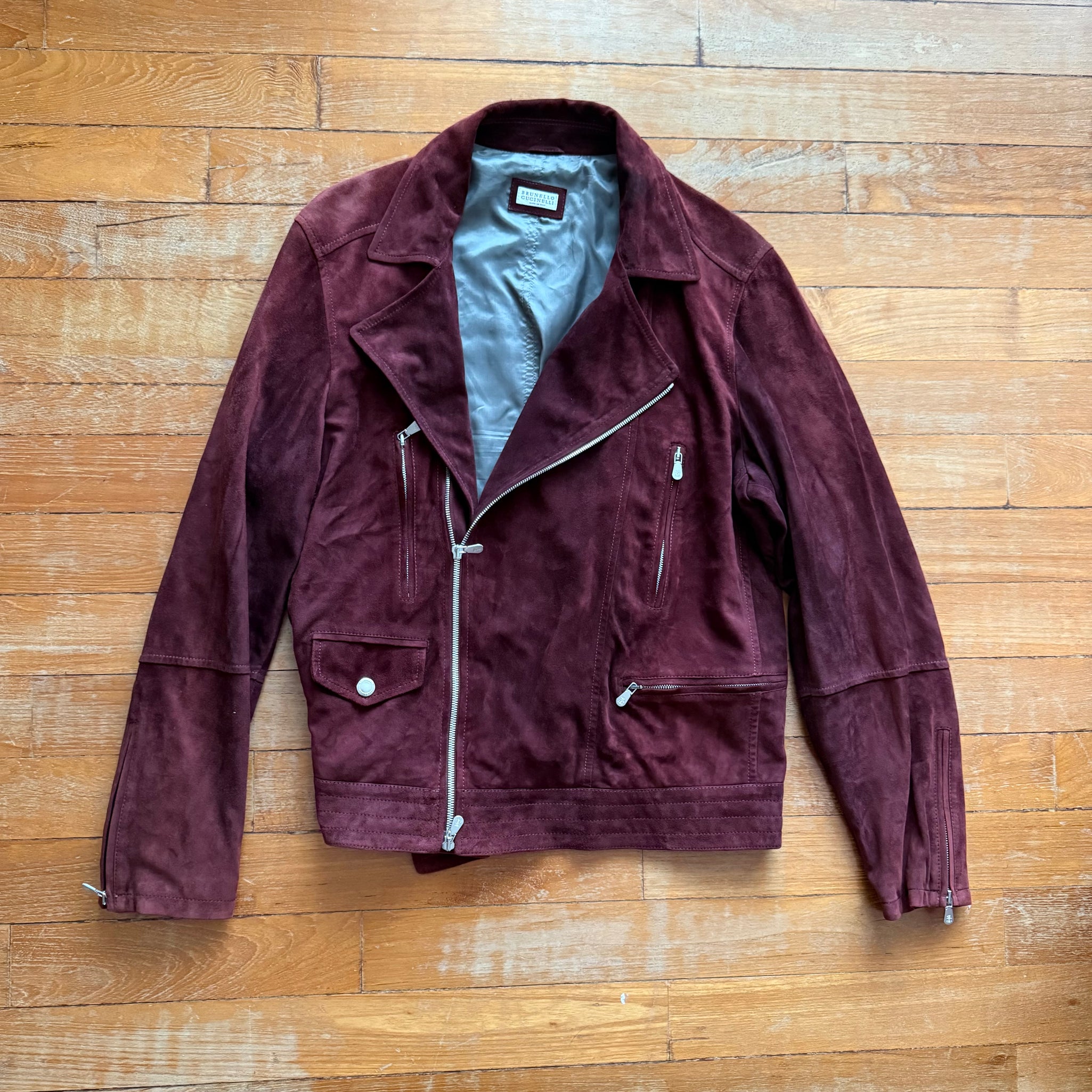 Suede Biker Jacket