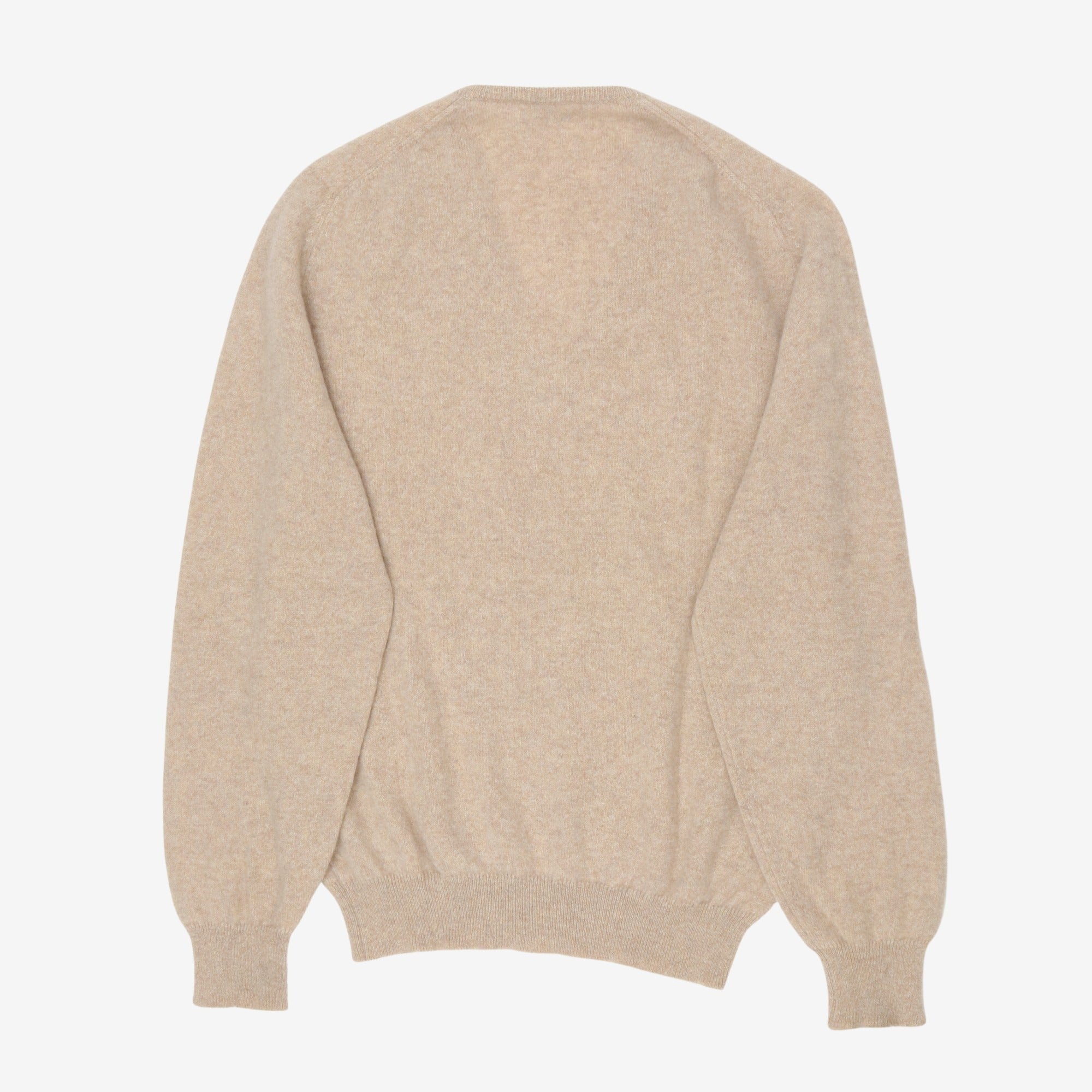 Cashmere V-Neck Knit Sweater