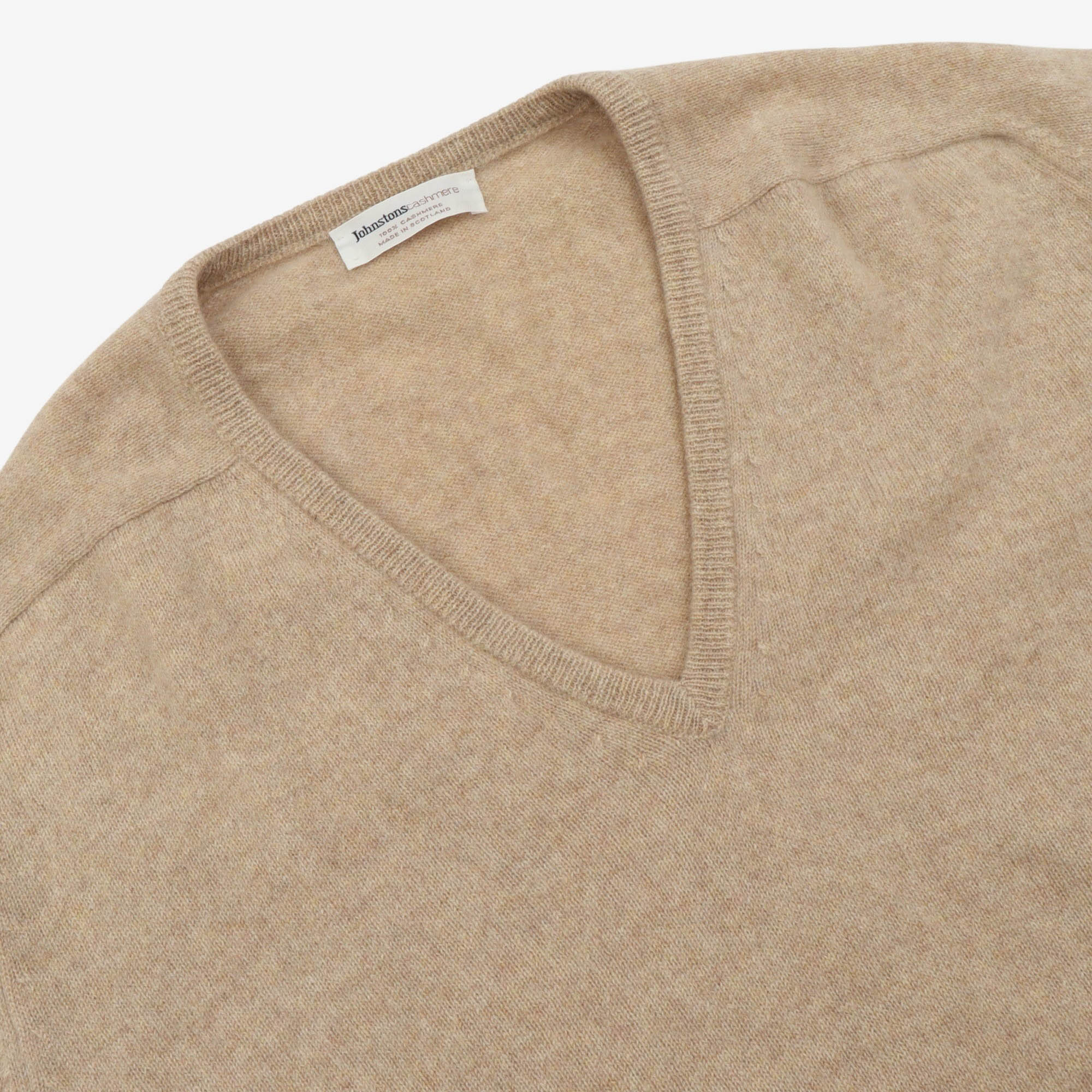 Cashmere V-Neck Knit Sweater