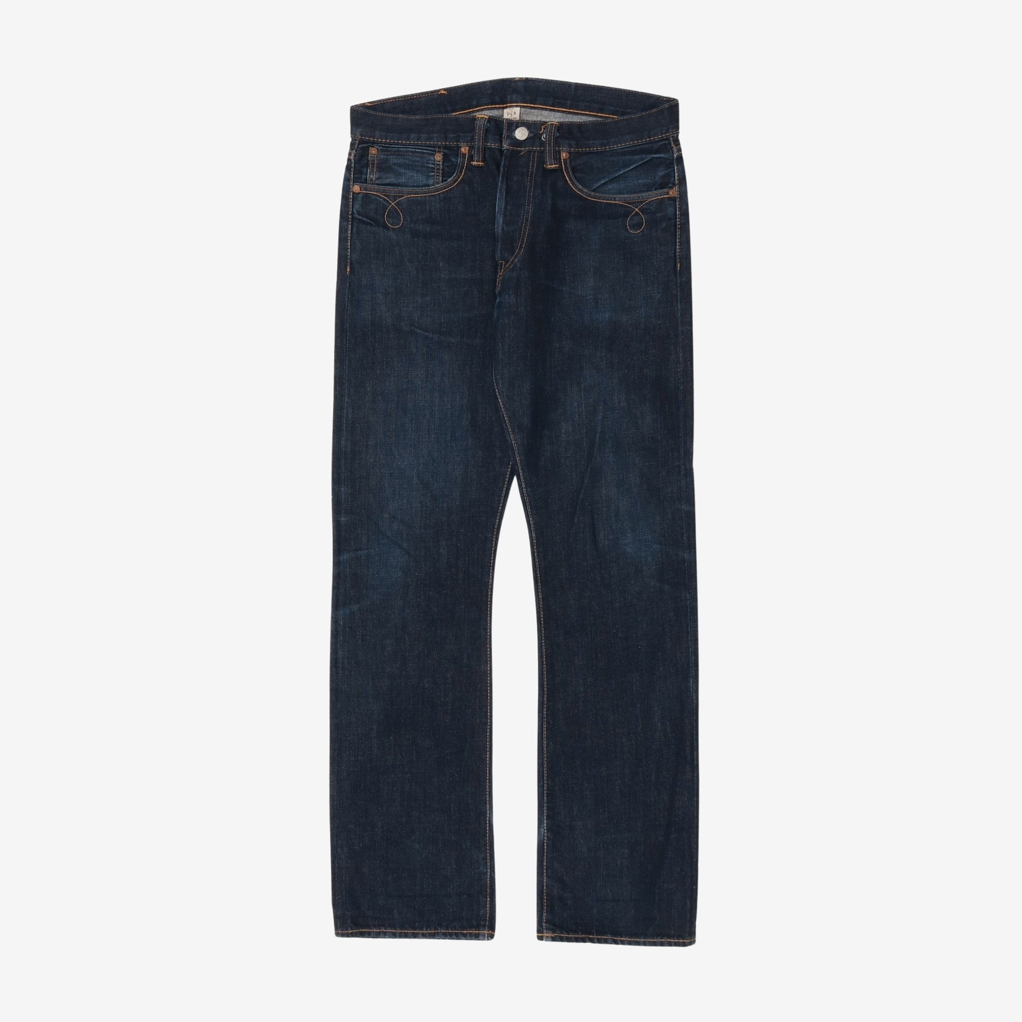 Slim Boot Rinse Selvedge Denim