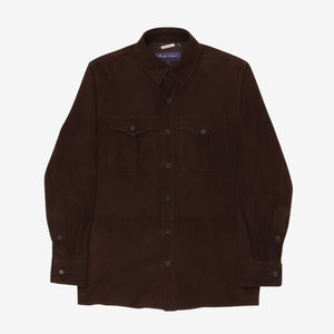 Purple Label Suede Overshirt