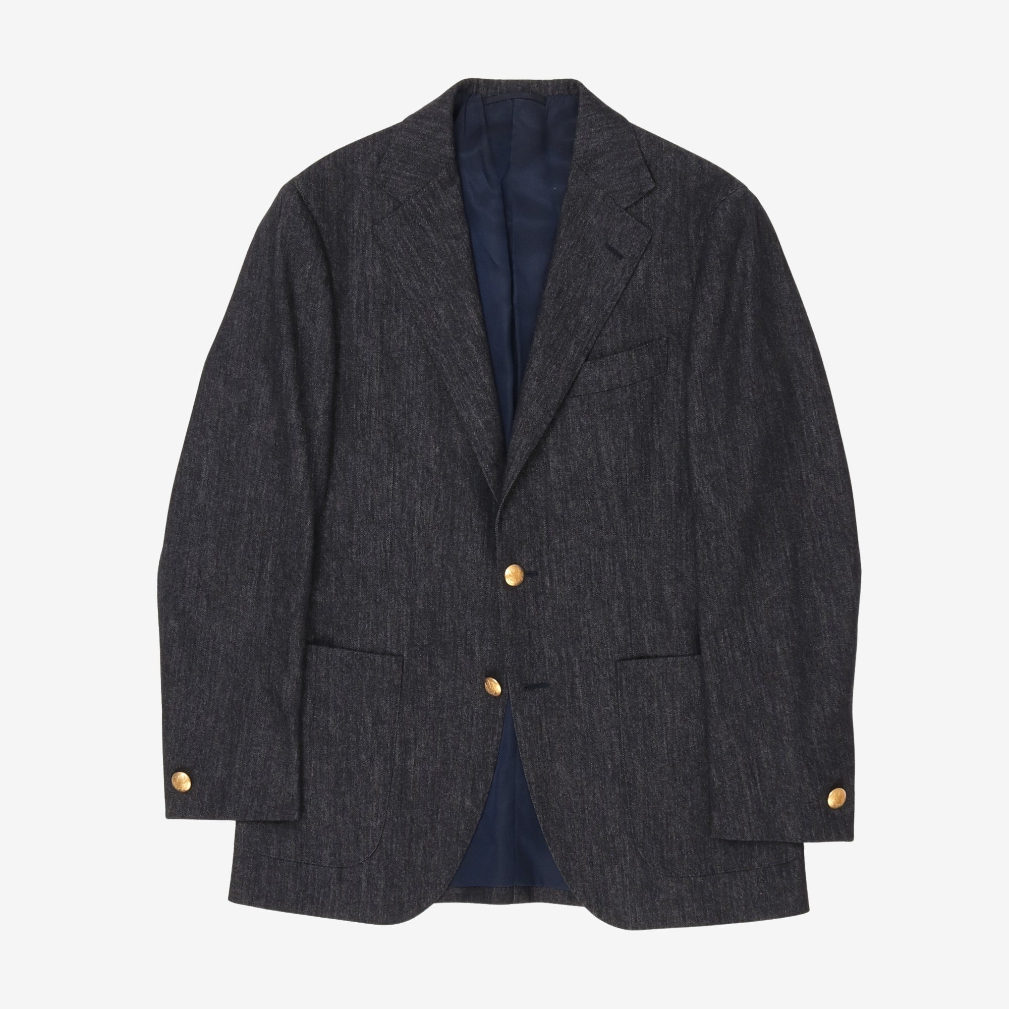 Trofeo Wool Denim Blazer