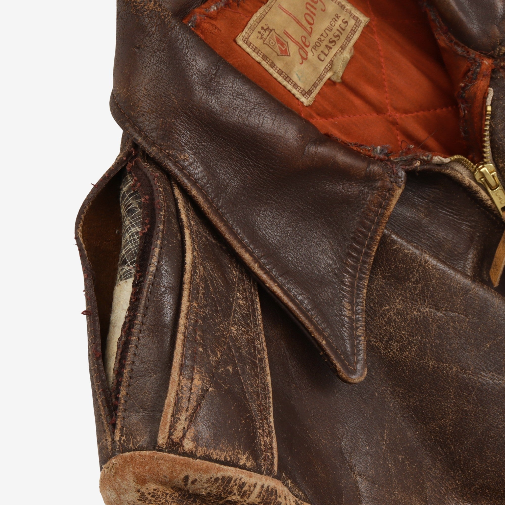 De Long Horsehide A2 Flight Jacket