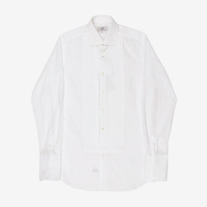 Pleated Tuxedo Shirt