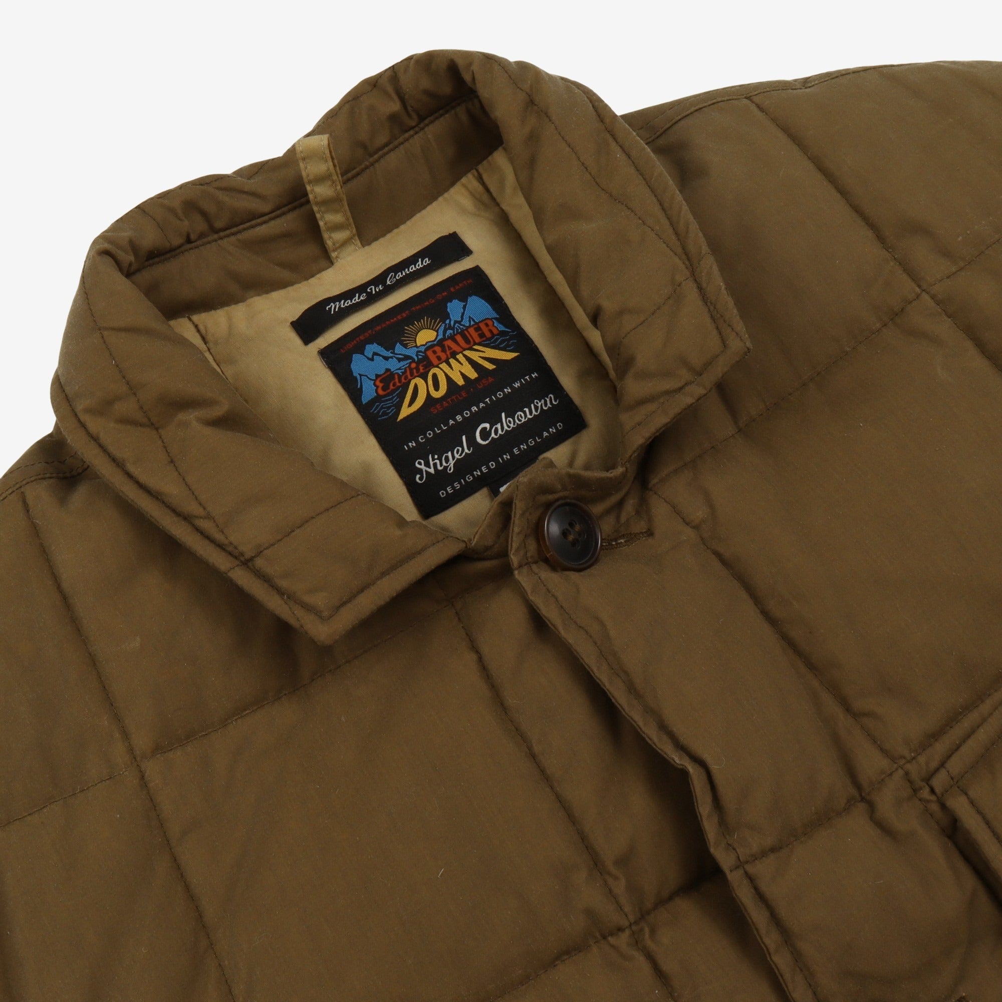 Eddie Bauer Quilted Oil Jacket