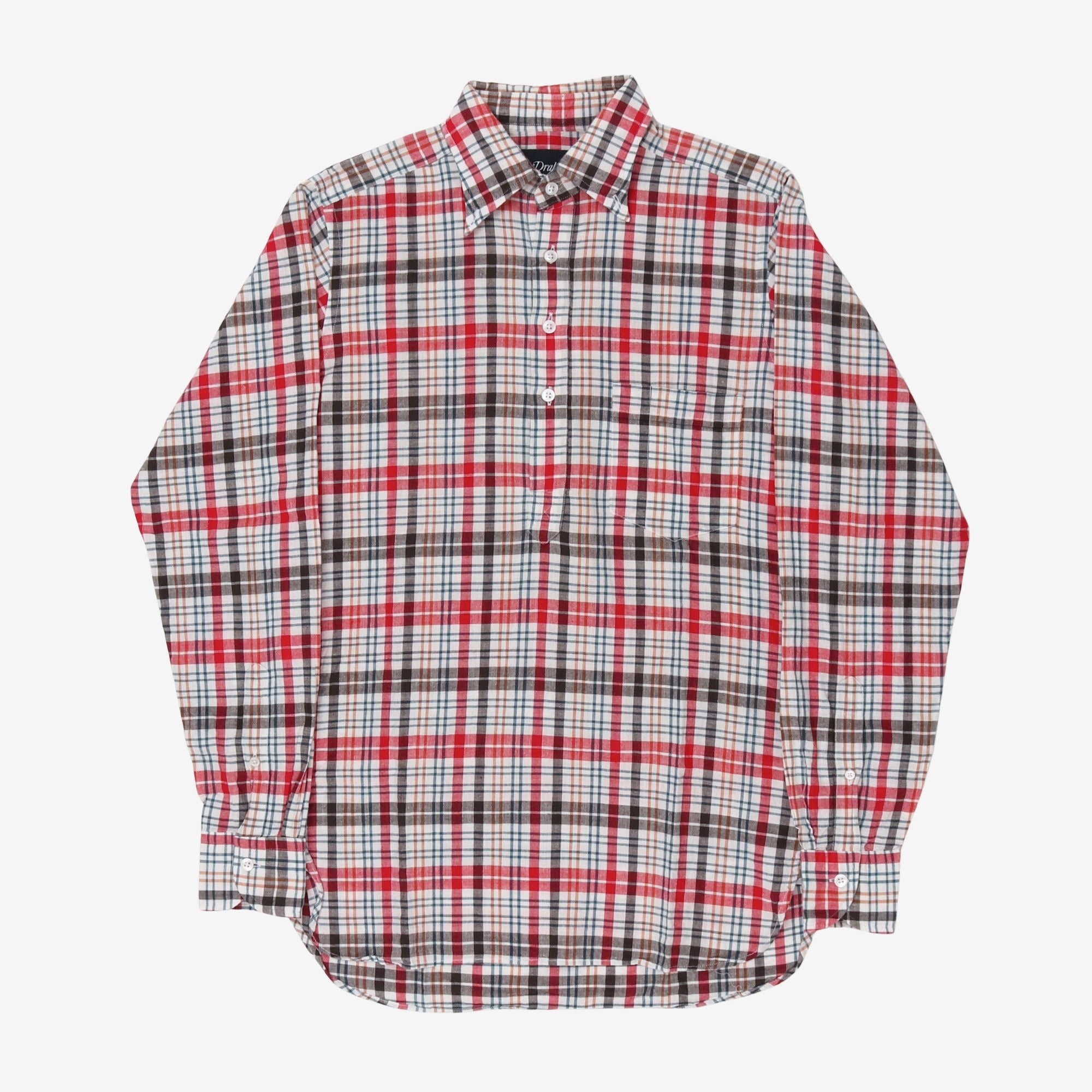 Pullover Check Shirt