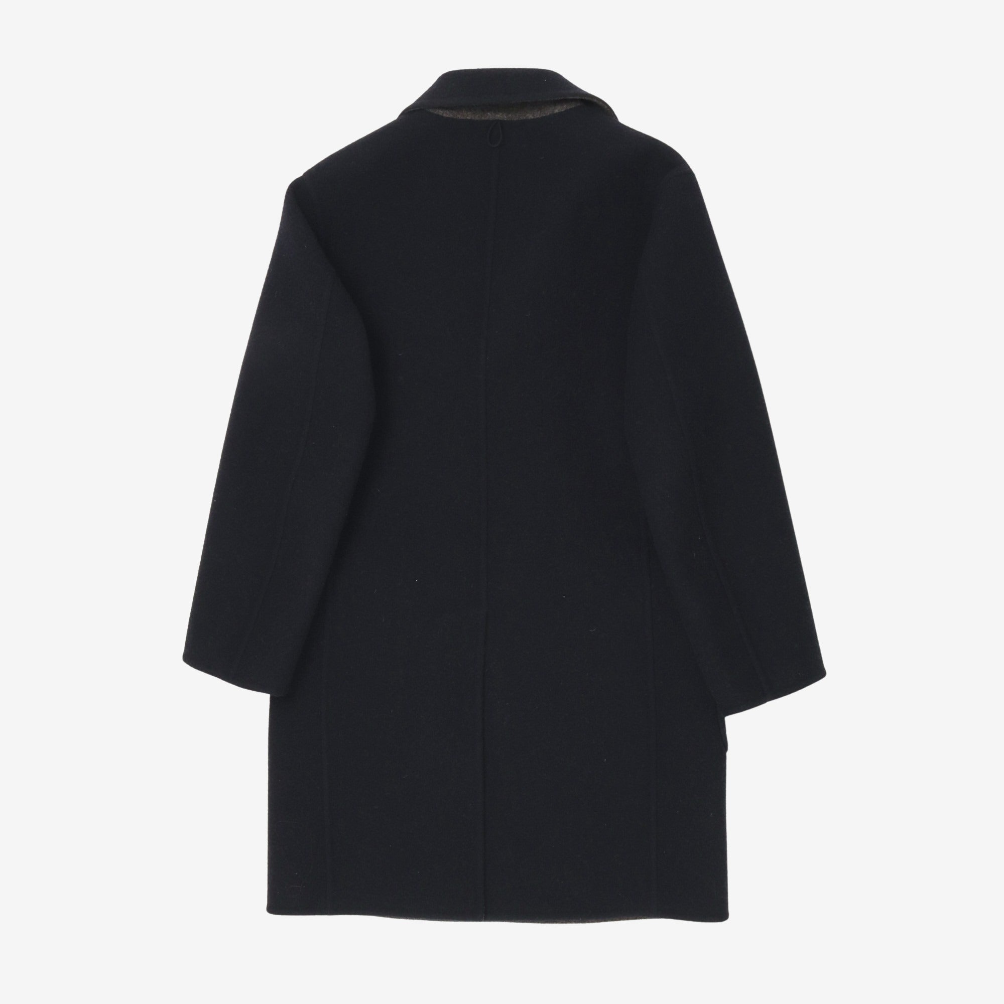 Reversible DB Wool Overcoat