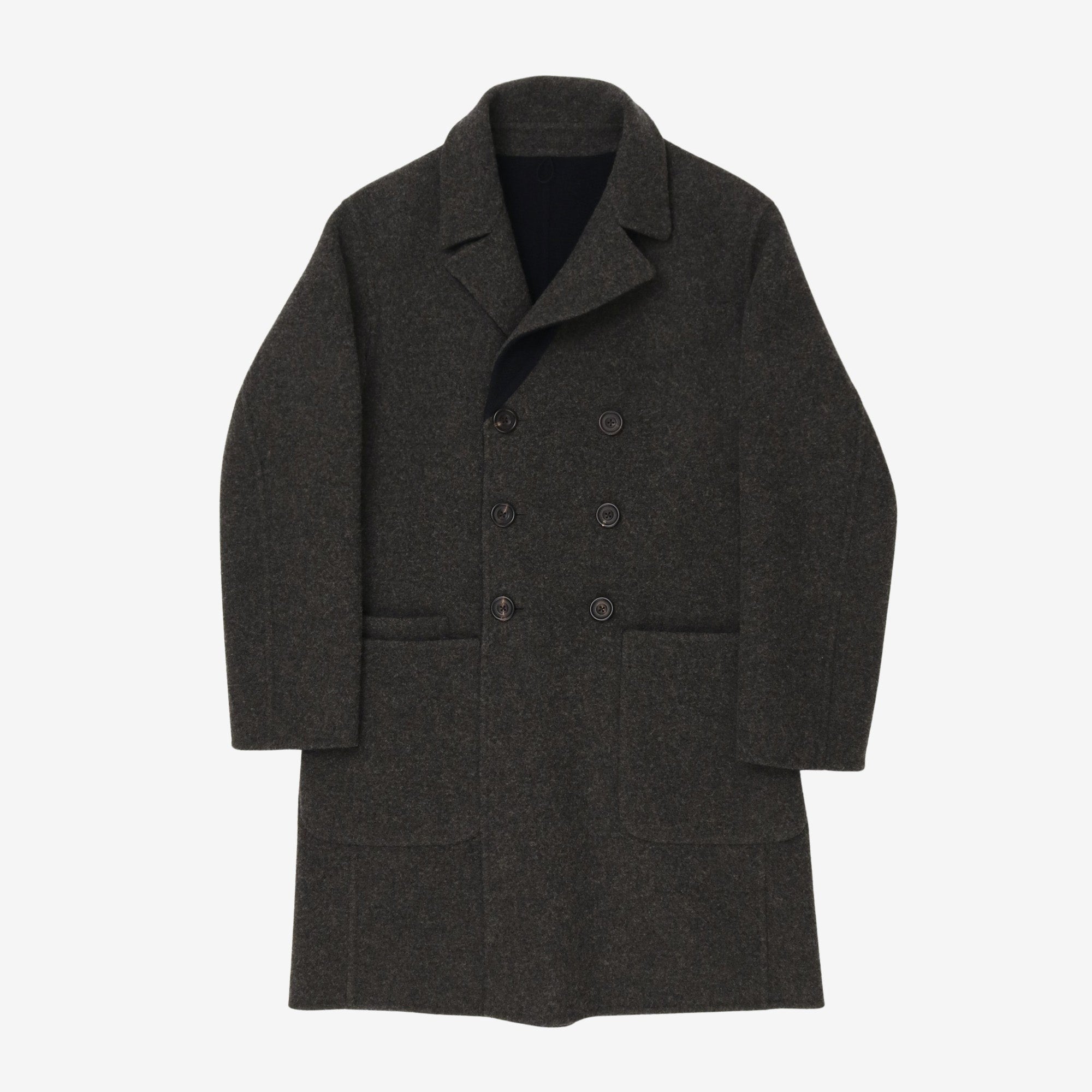 Reversible DB Wool Overcoat