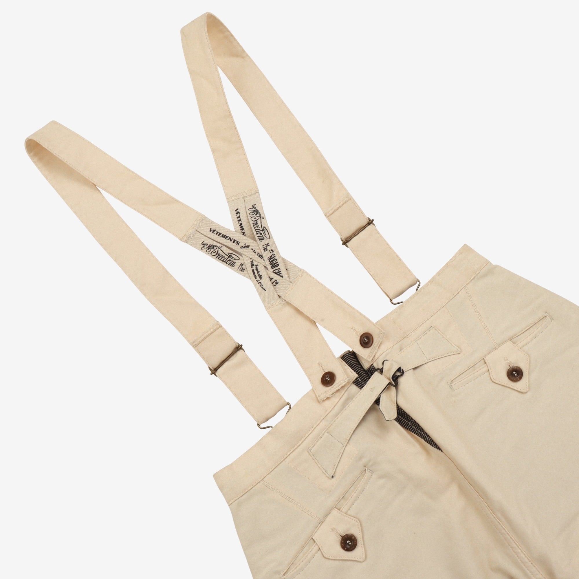 Sugar Cane Suspender Pants