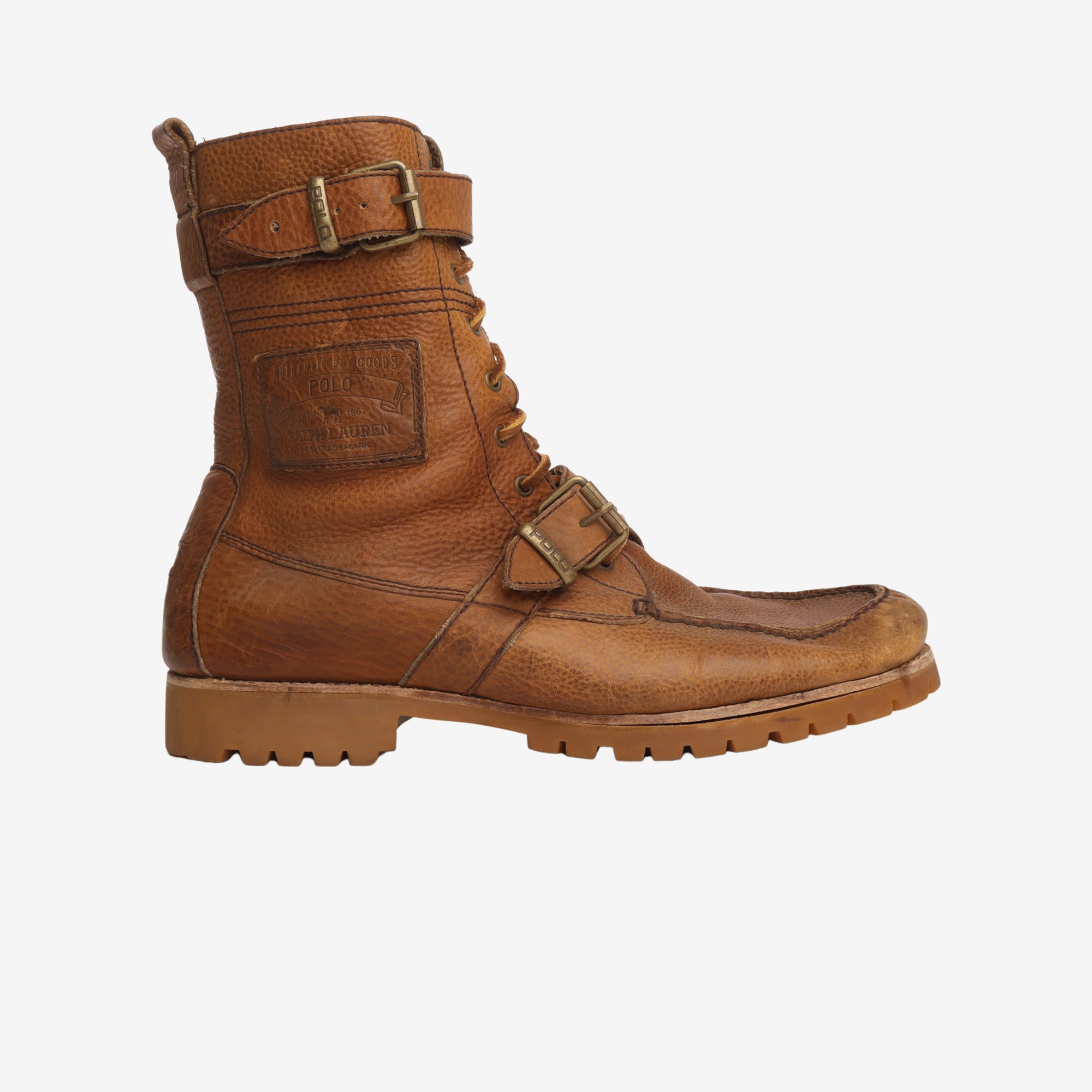 Moc Toe Buckle Ranger Boots