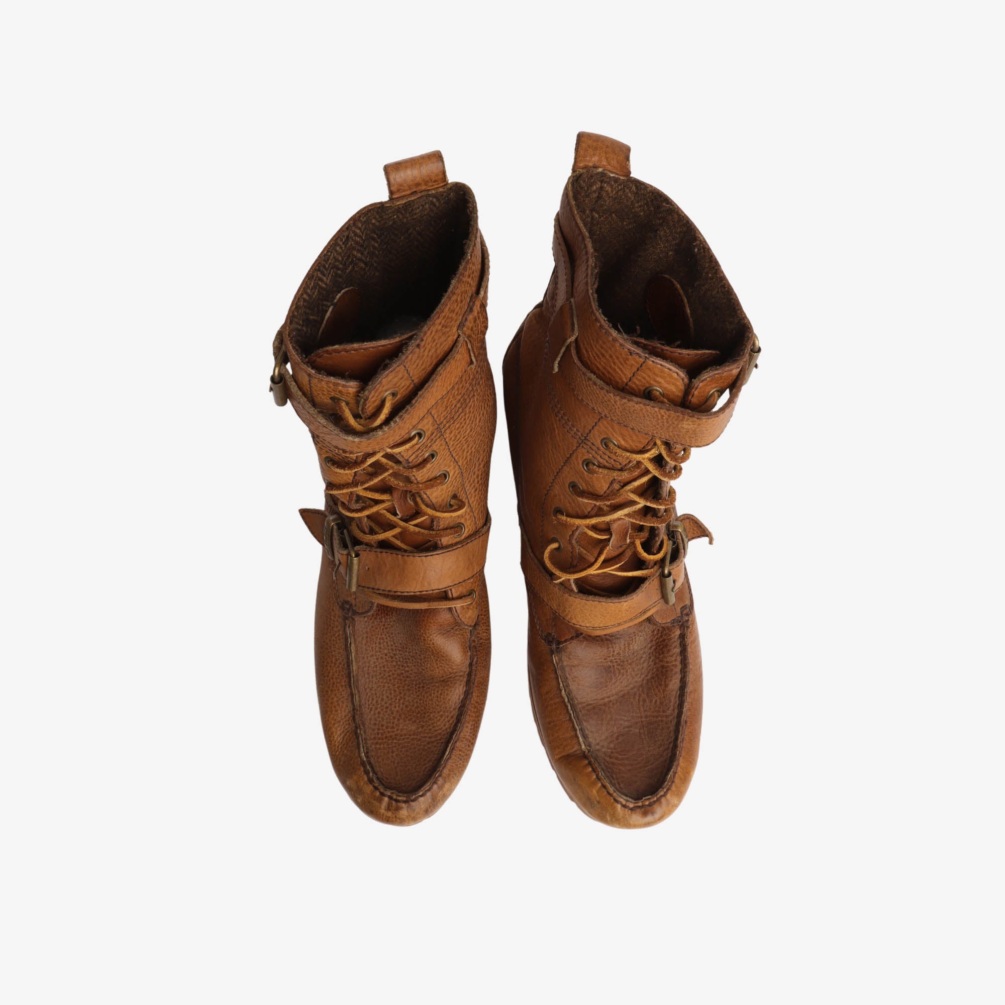 Moc Toe Buckle Ranger Boots