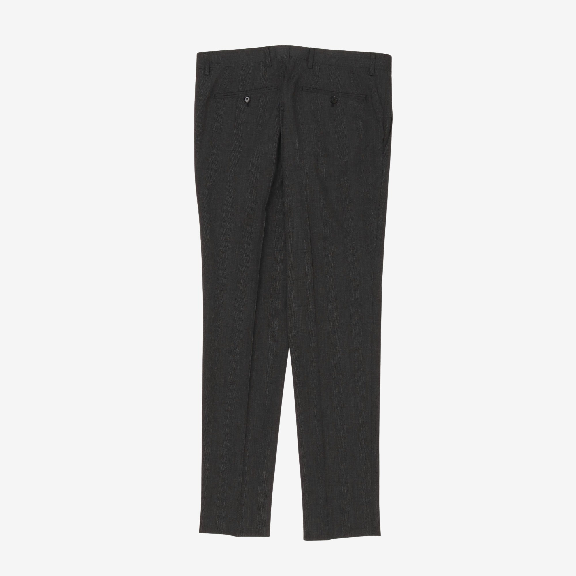 Wool Pleated Trouser